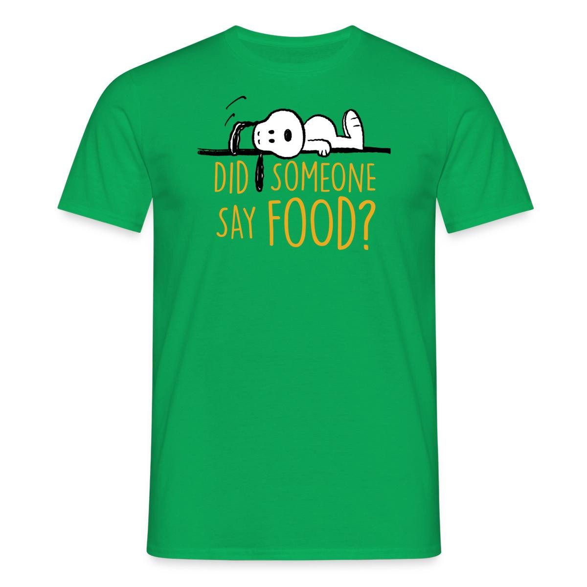 Spreadshirt T-Shirt Peanuts Snoopy Ich Hab Hunger Lustiger Spruch Männer T-Shirt (1-tlg)
