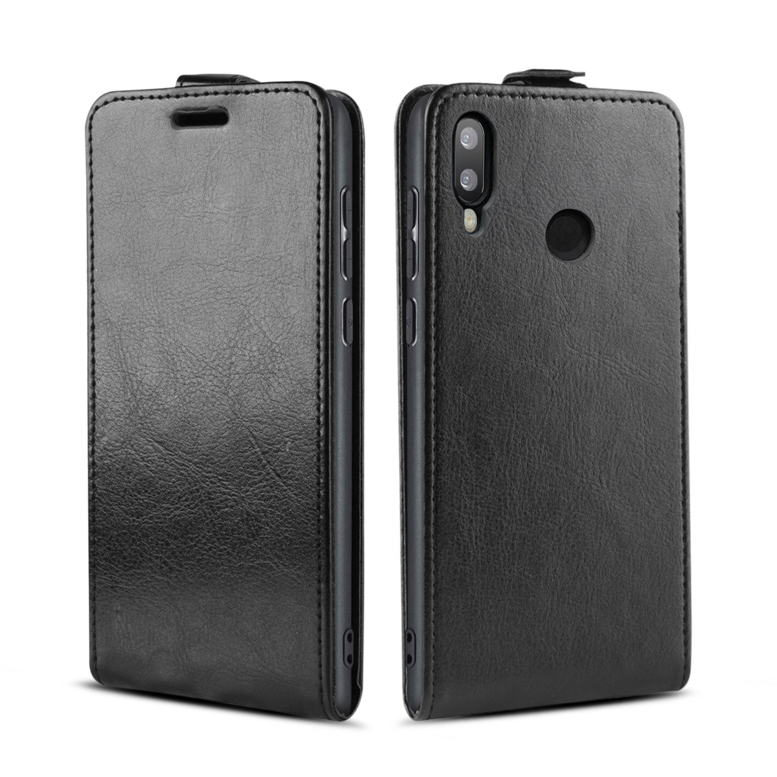 Tec-Expert Handyhülle Klapp Hülle für Huawei P20 Lite 5.84 Zoll, 5.84", Tasche Klapphülle Case mit Kartenfach Fliphülle vertikal