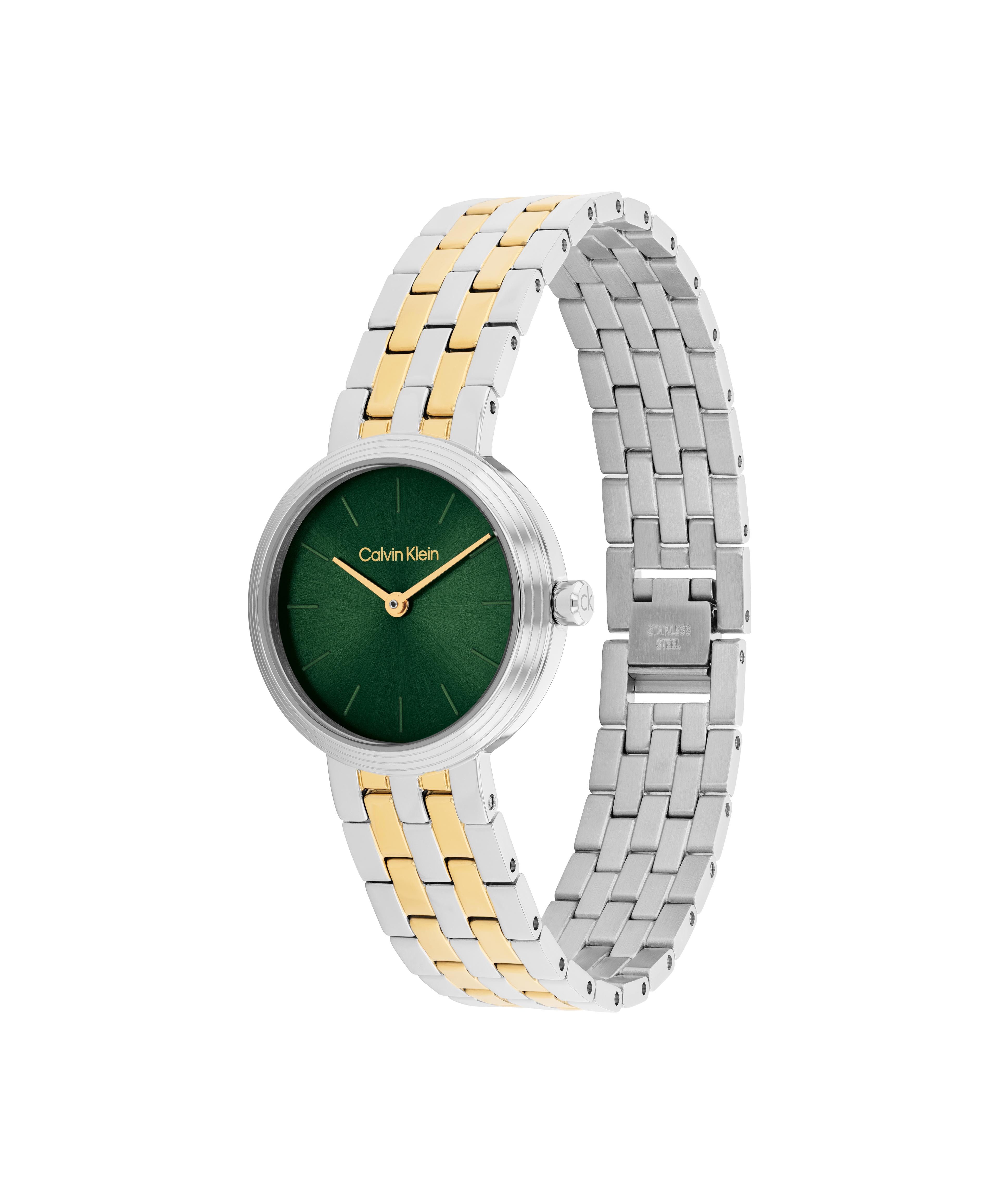 Calvin Klein Quarzuhr FORME 25100188, Armbanduhr, Damenuhr, Edelstahlarmband, analog