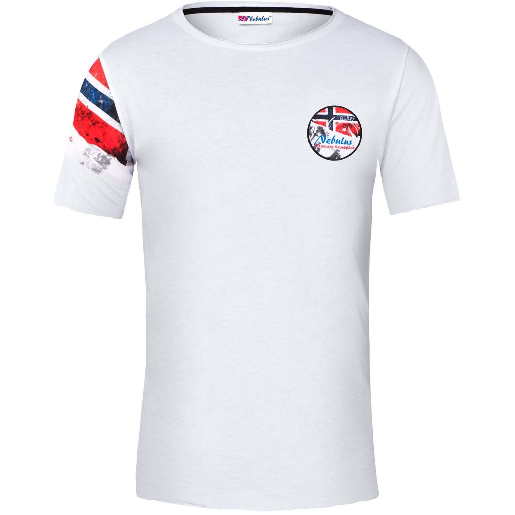 Nebulus T-Shirt BOA, P4055 - Herren, weiß meliert, L günstig online kaufen