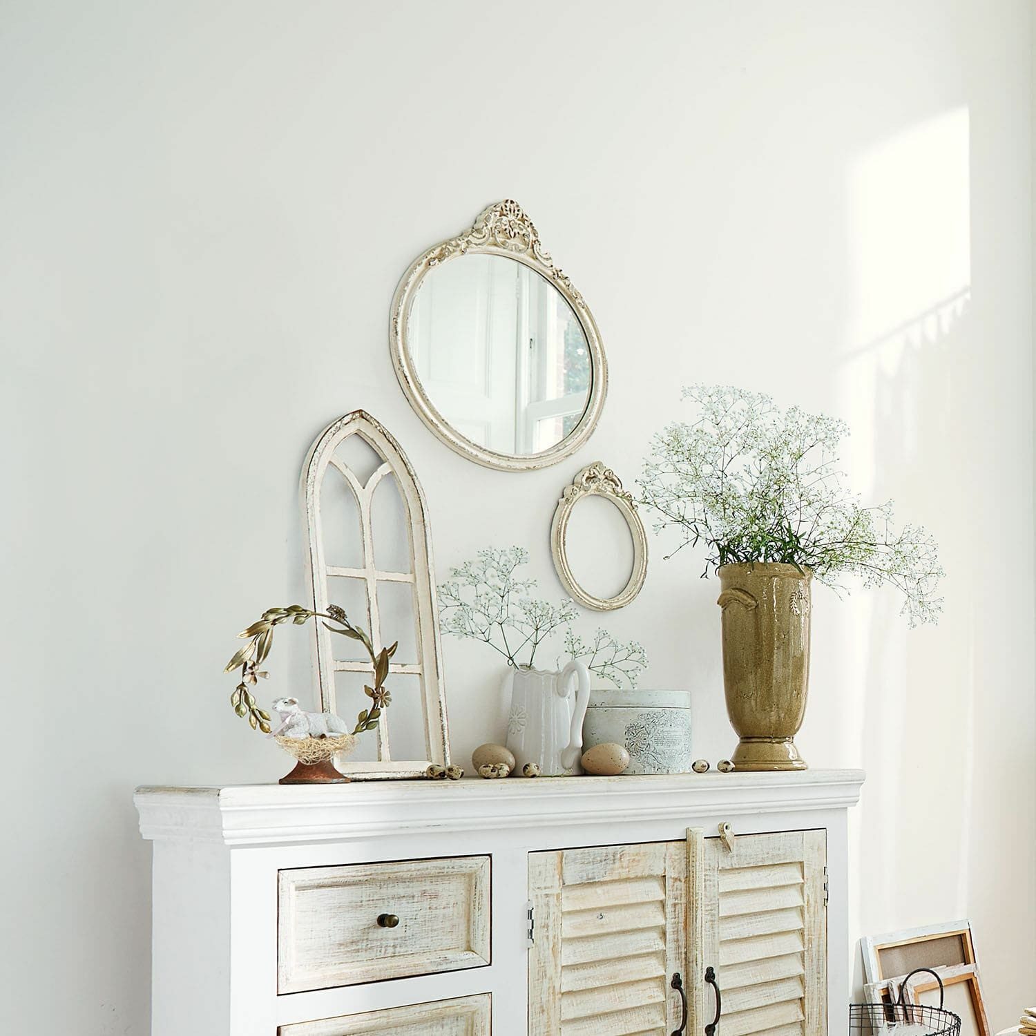 Mirabeau Spiegel Spiegel mit Deko-Fenstern im 3er Set Morilev