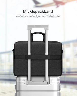 Inateck Laptop-Hülle Laptoptasche Umhängetasche für 13-14 Zoll MacBook Pro M3 M2 M1