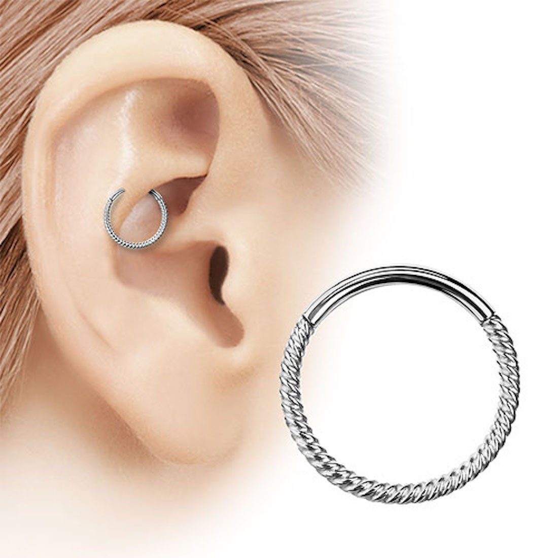 Taffstyle Nasenpiercing Piercing Segmentring Scharnier Clicker günstig online kaufen