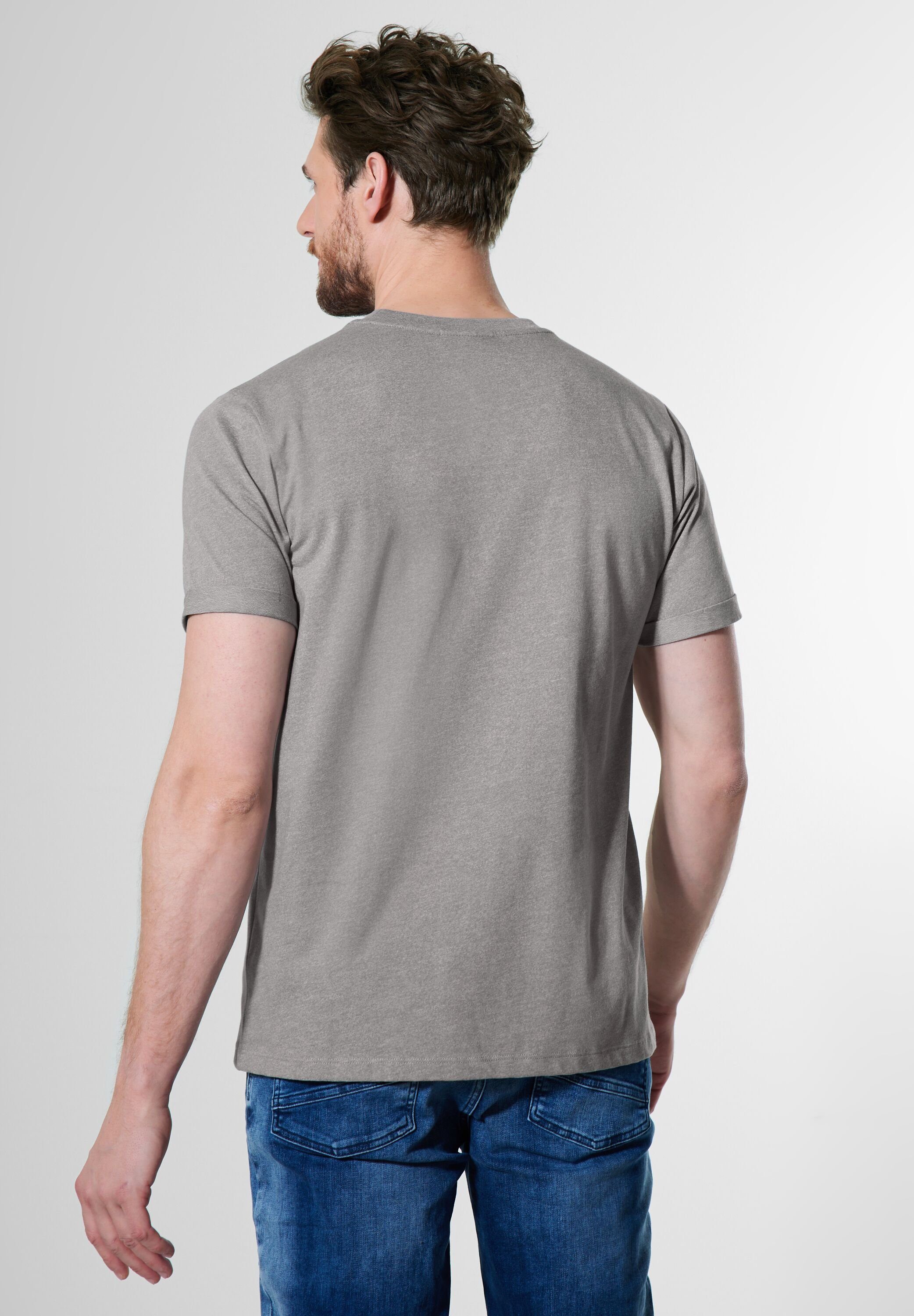 MEN ONE stone grey STREET T-Shirt