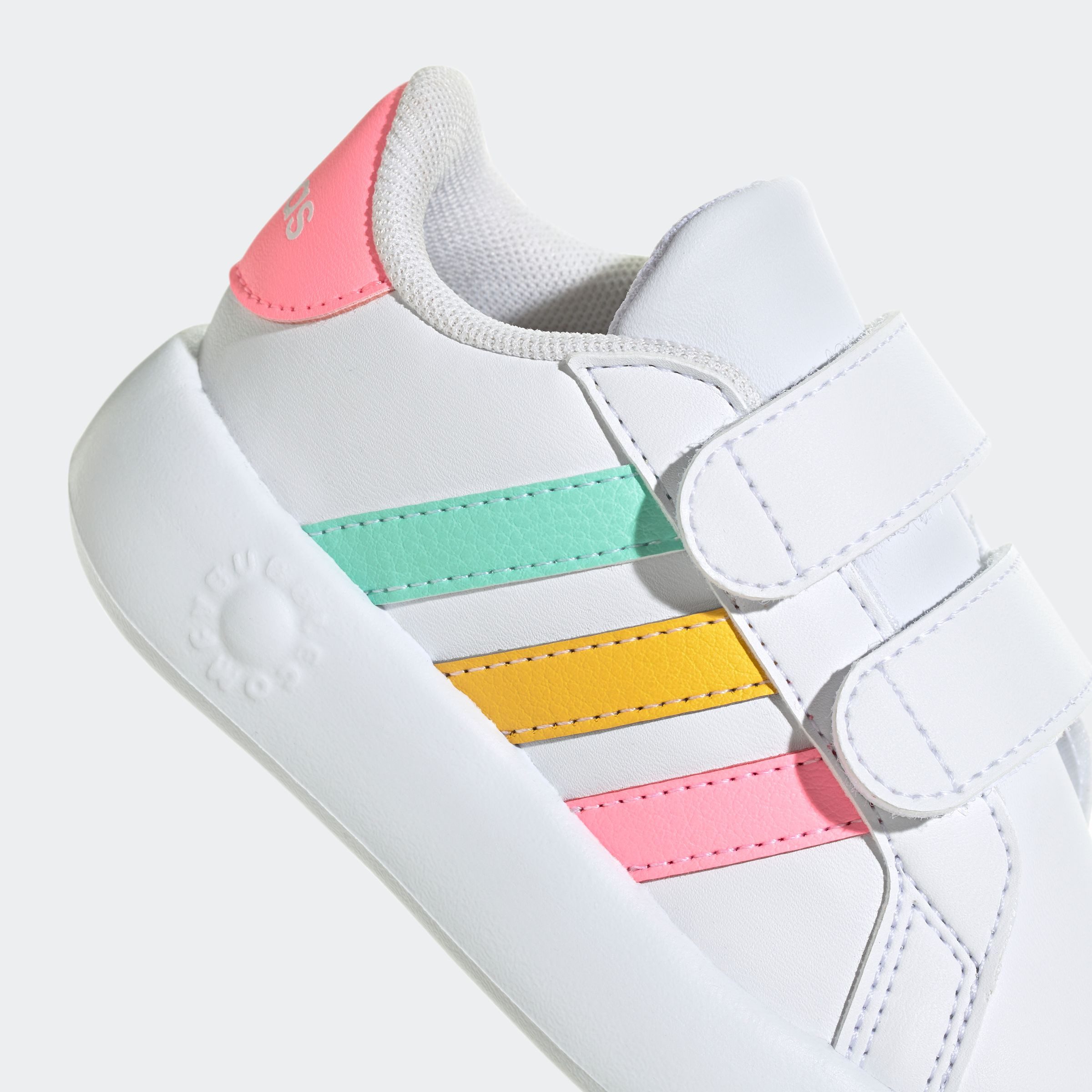 adidas Sportswear GRAND COURT 2.0 KIDS Klettschuh Design auf den Spuren des adidas Superstar, für Kinder