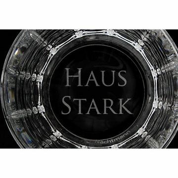Nachtmann Whiskyglas Game of Thrones Whiskygläser Set Haus Stark, Kristallglas, lasergraviert