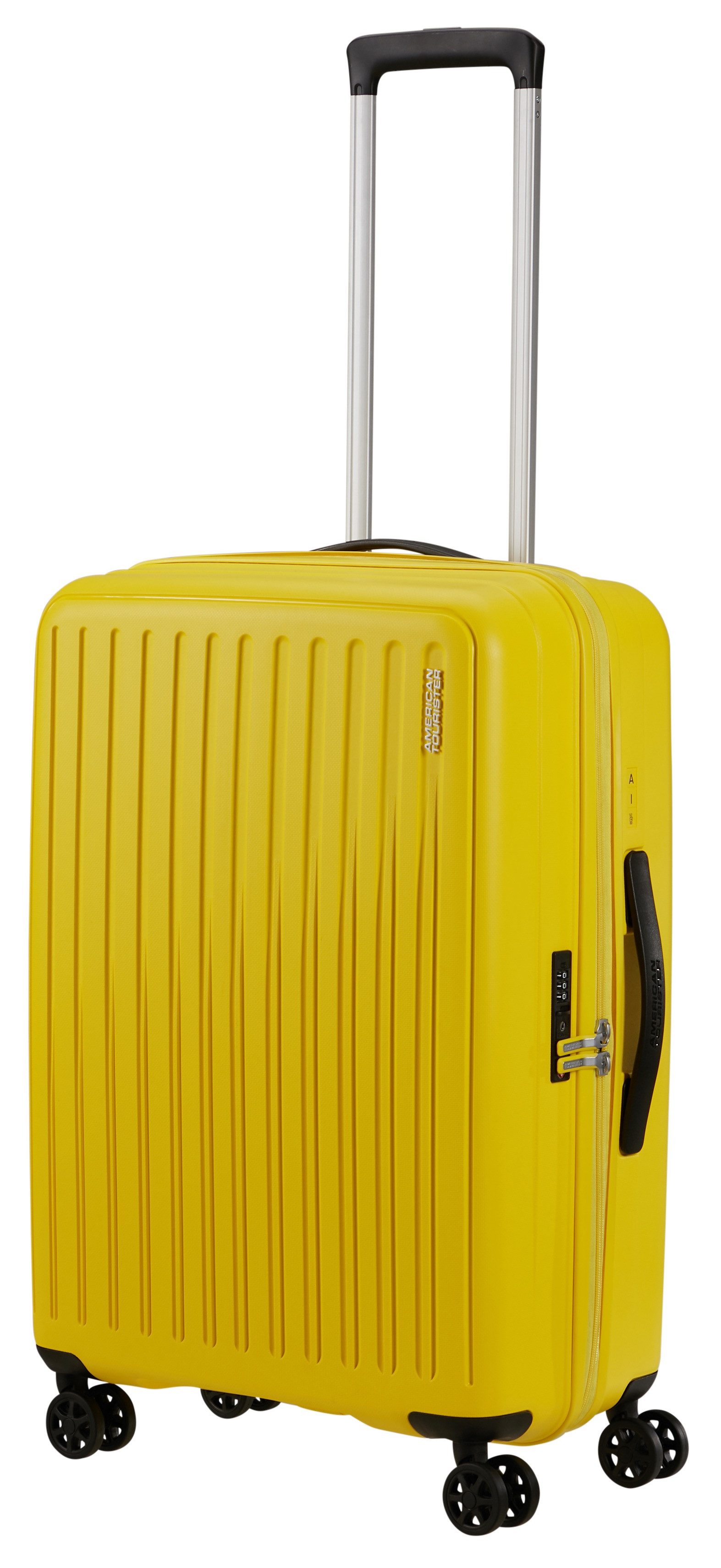 American Tourister® Hartschalen-Trolley REJOY, verschiedene Größen und Farben, 4 Rollen, Hartschalen-Koffer personalisierbar versenktes TSA-Schloss