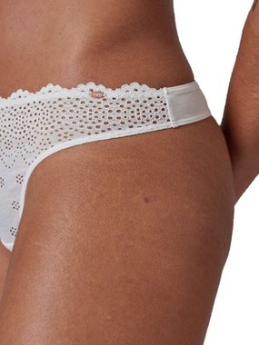 Skiny String Damen String Bamboo Lace (Stück, 1-St) recyceltes Material