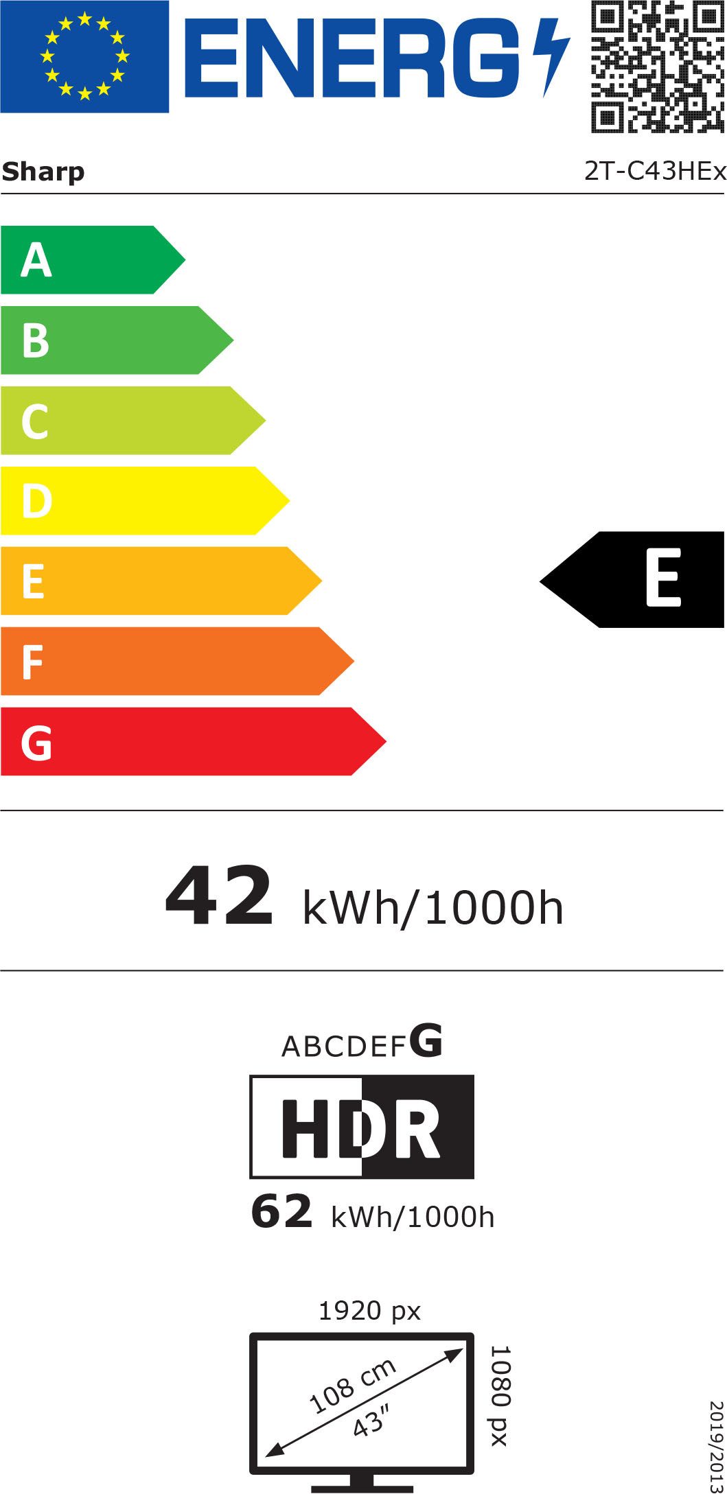 Energieeffizienzklasse: 