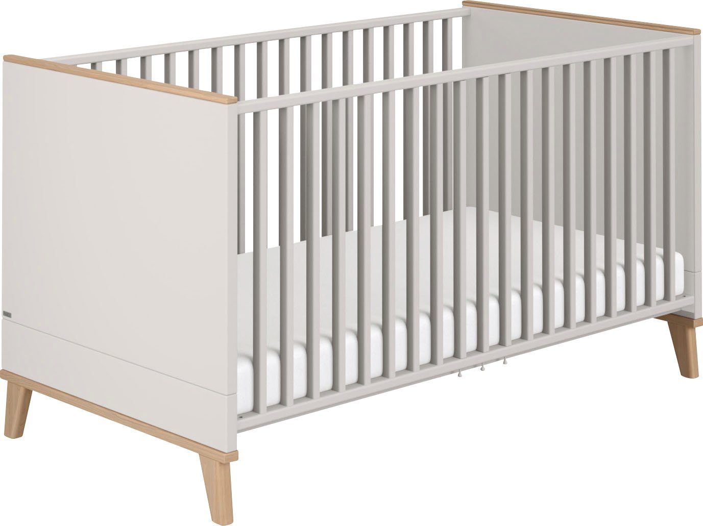 4-fach Airwell® Comfort Babybett PAIDI mit höhenverstellbar, Federleistenrost Fiene,