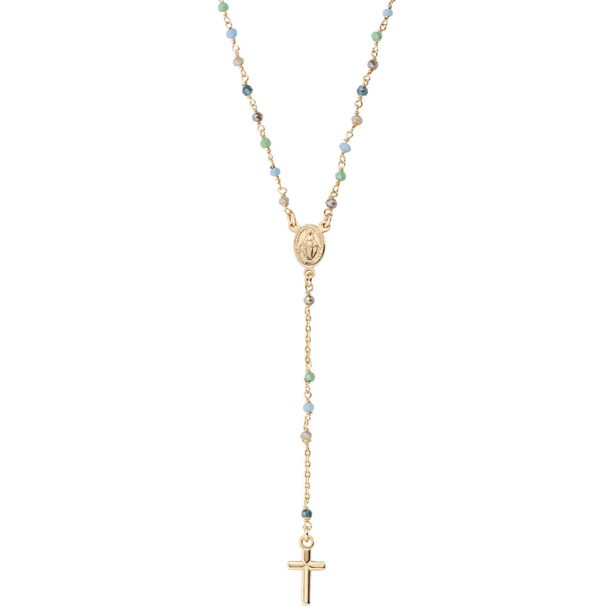 Amen Lange Kette Kette Sterlingsilber