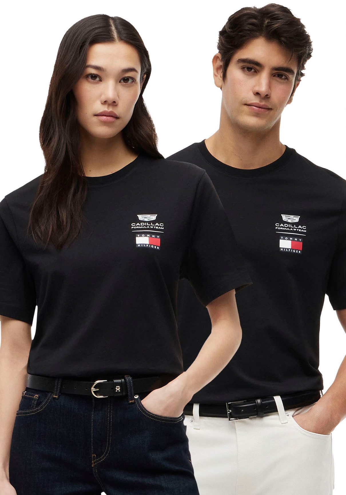 Tommy Hilfiger T-Shirt TH x Cadillac FOrmula 1 Team LOGO Unisex Special Collection Formula1