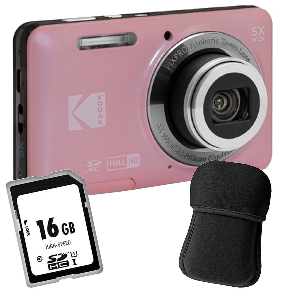 Kodak Pixpro FZ55 pink Digitalkamera Großes Angebot Kompaktkamera