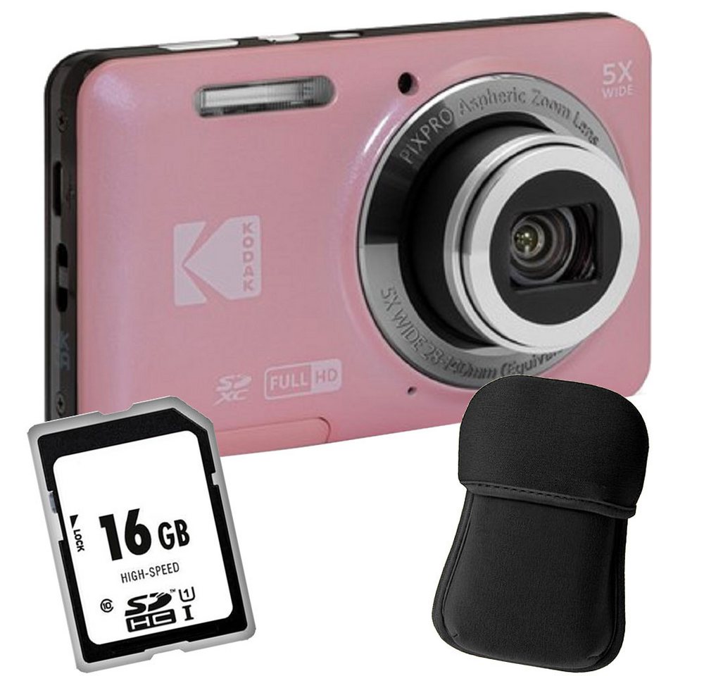 Kodak Pixpro FZ55 pink Digitalkamera Großes Angebot Kompaktkamera