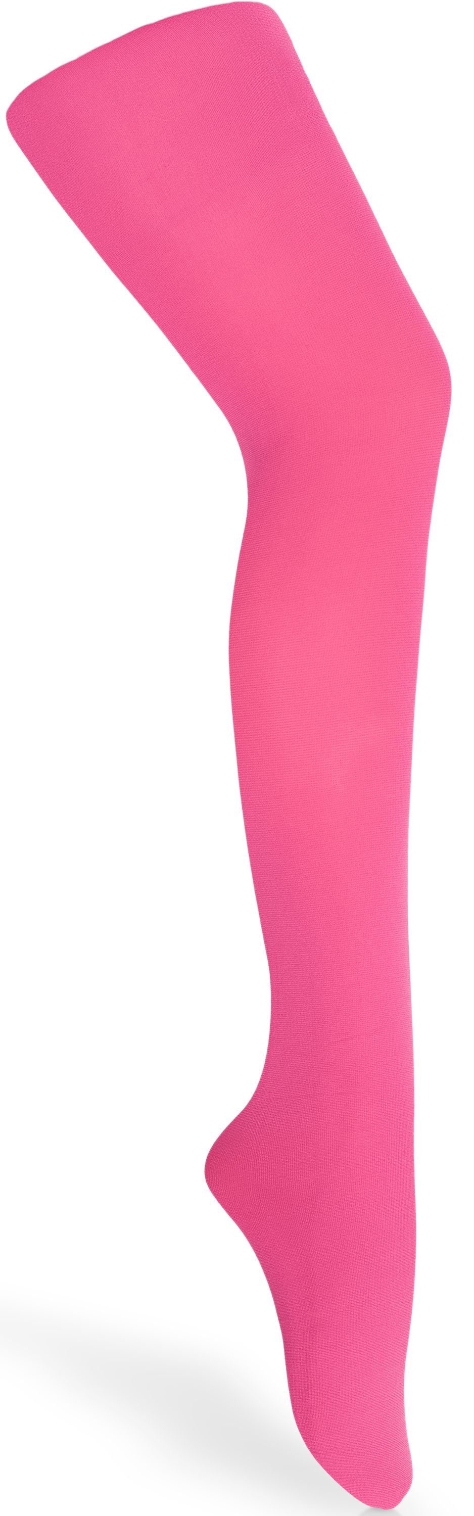 Merry Style Strumpfhose Kinder Strumpfhose für Mädchen Microfaser 60 DEN 60 DEN (1 St) Fuchsia