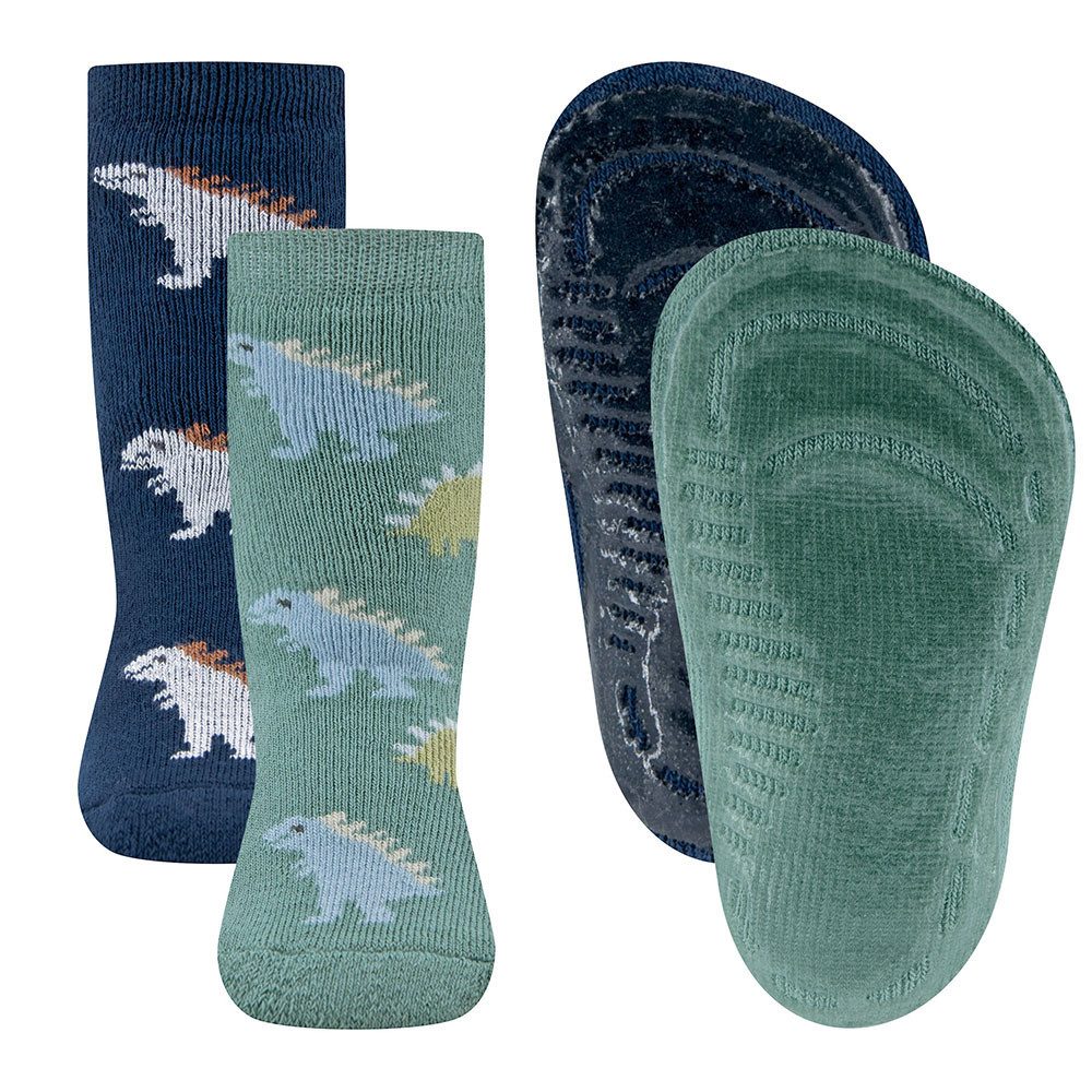 ABS-Socken Stoppersocken 2er Pack Dinos
