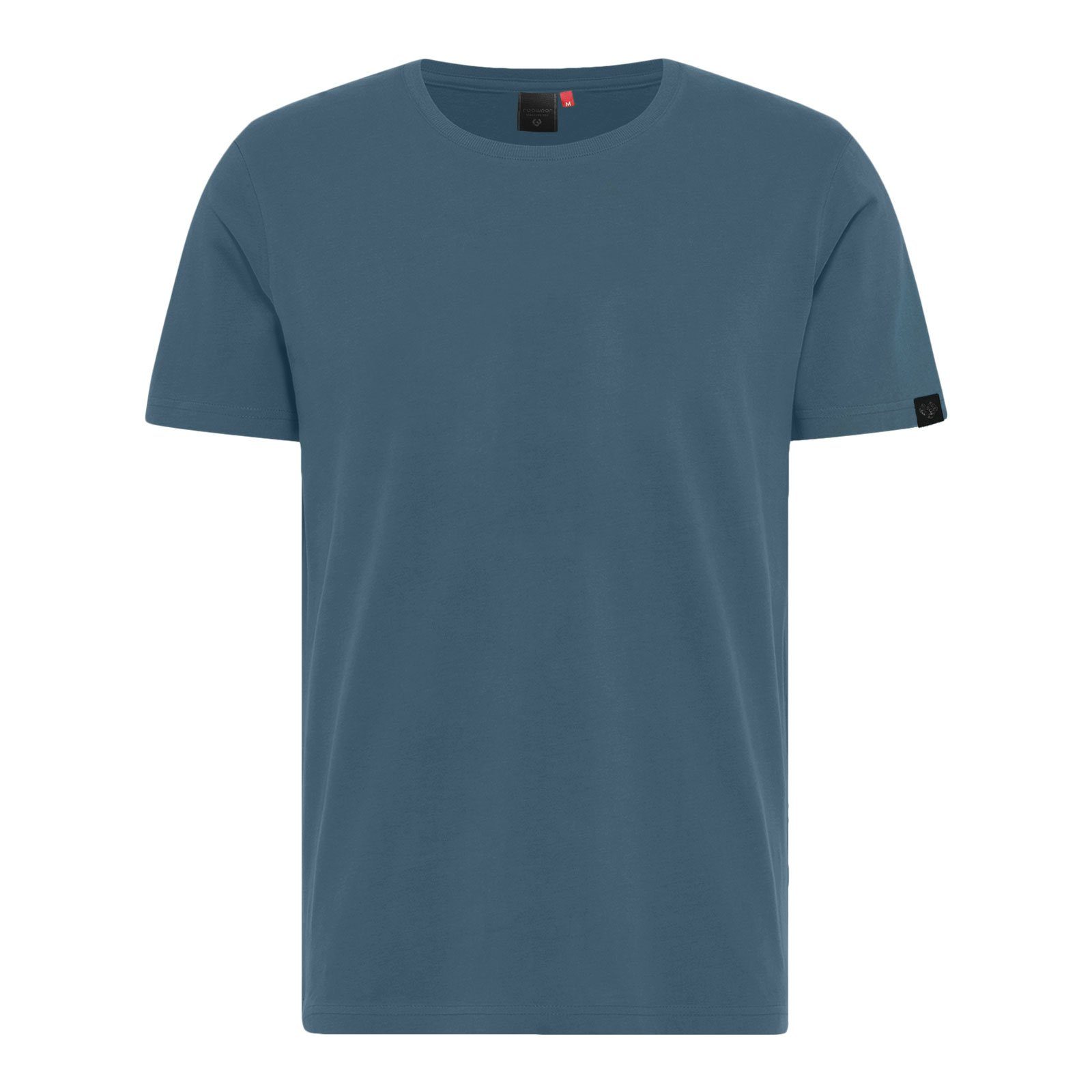 Ragwear T-Shirt Tonar mit Label-Patch am Arm 2026 stone blue