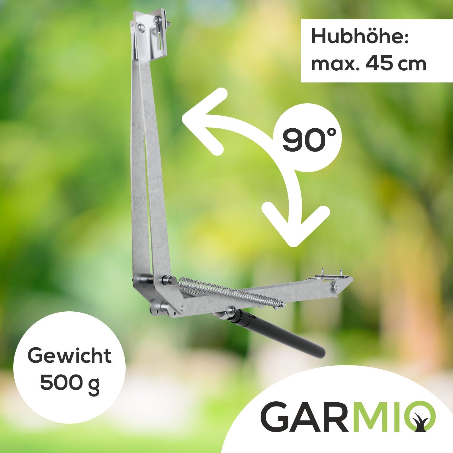 GARMIO Gewächshaus Fensteröffner für Gewächshaus, automatisch und