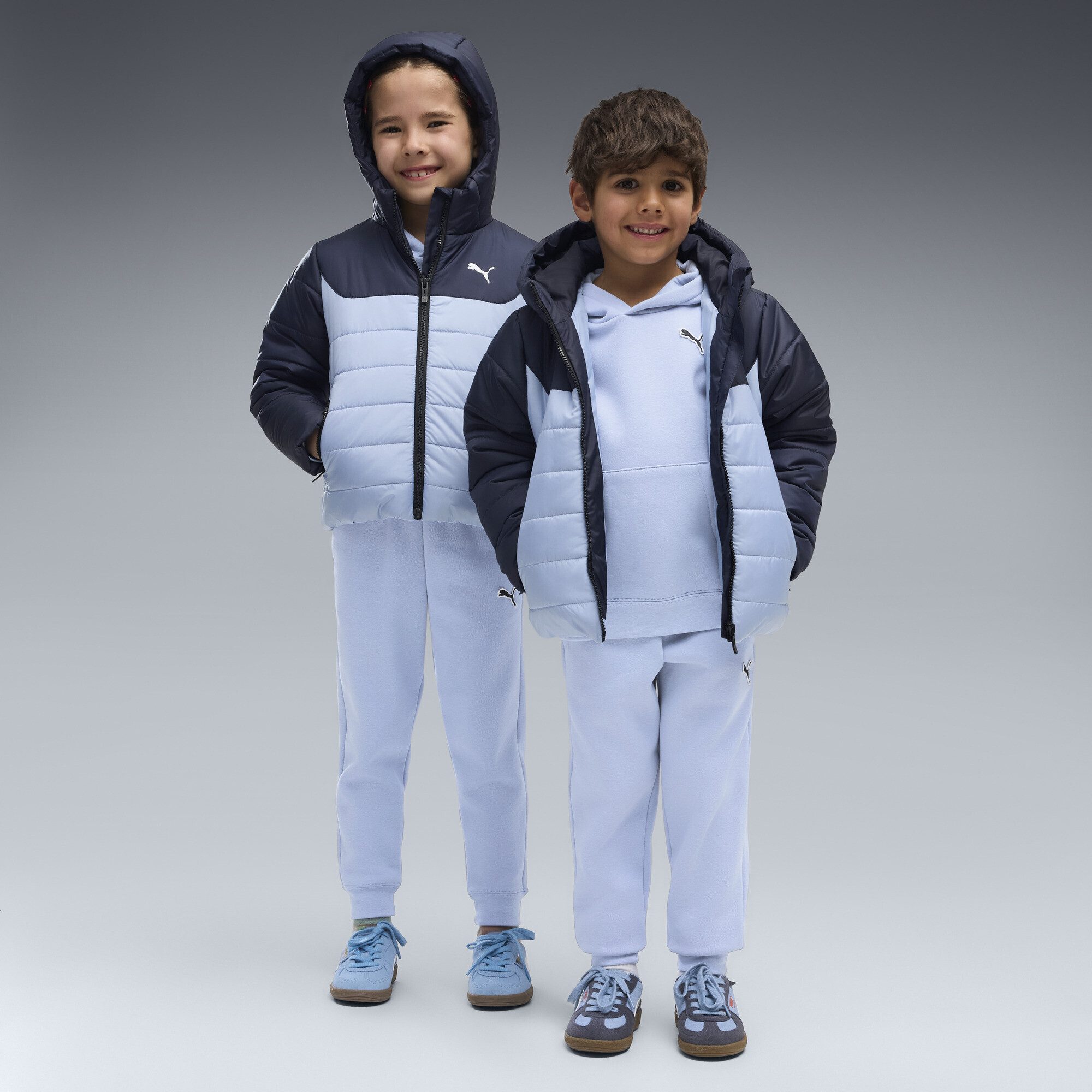 PUMA Winterjacke Essentials Wattierte Kapuzenjacke Kinder – Bild 4 von 5
