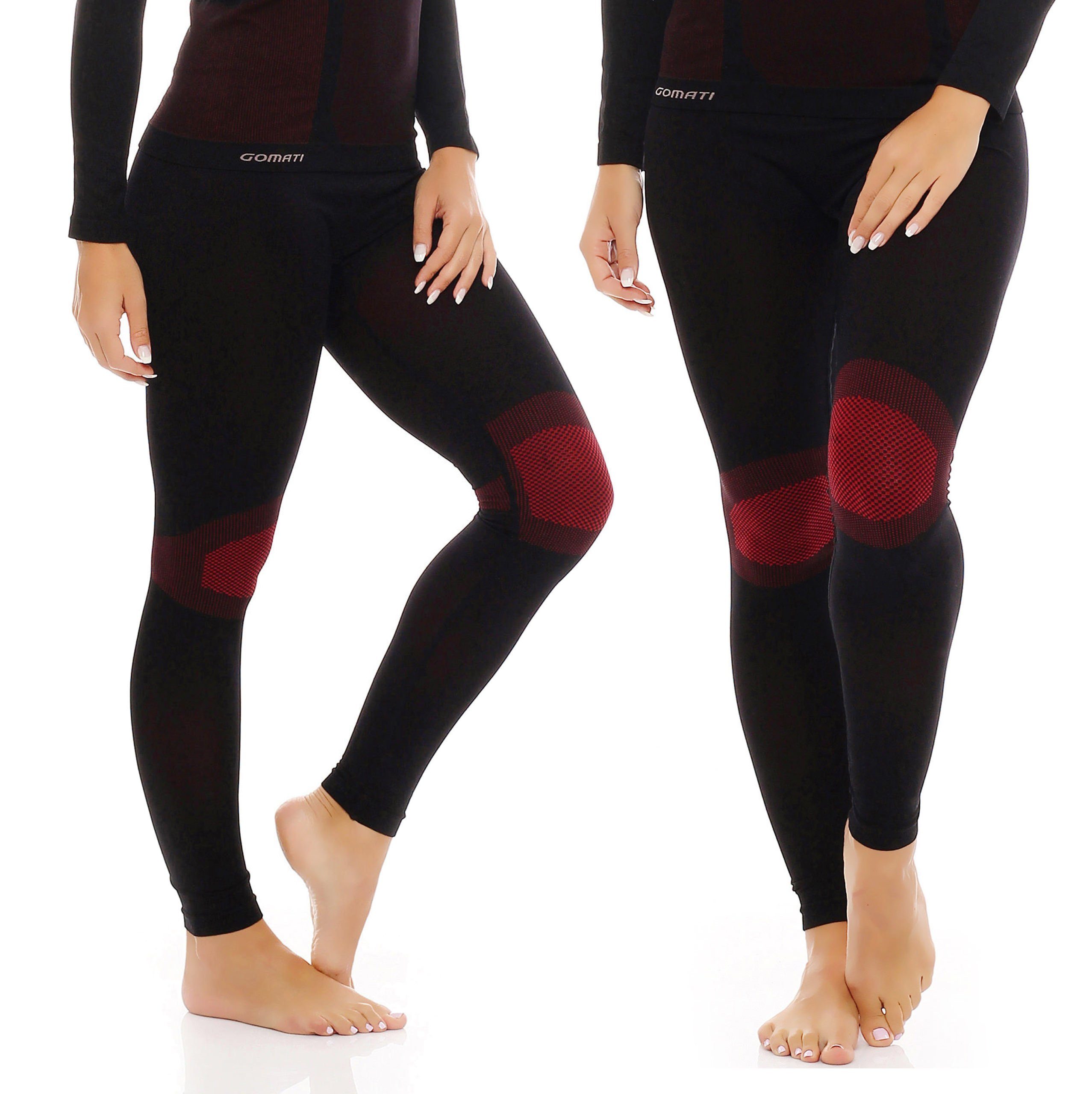 Cocain underwear Funktionsunterhemd (2 Stück) Warme lange Ski Unterwäsche Damen Thermounterwäsche (Spar-Packung, 2-St) hochfunktionelle Membrantechnologie