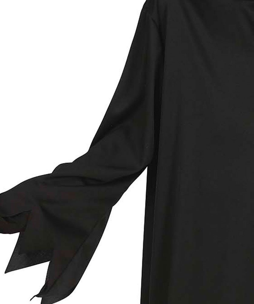 Karneval-Klamotten Kostüm Horror Kinder schwarz mit Kapuze und Skeletten, Halloween Kinderkostüm Jungen mit Skeletten leuchten im Dunkeln