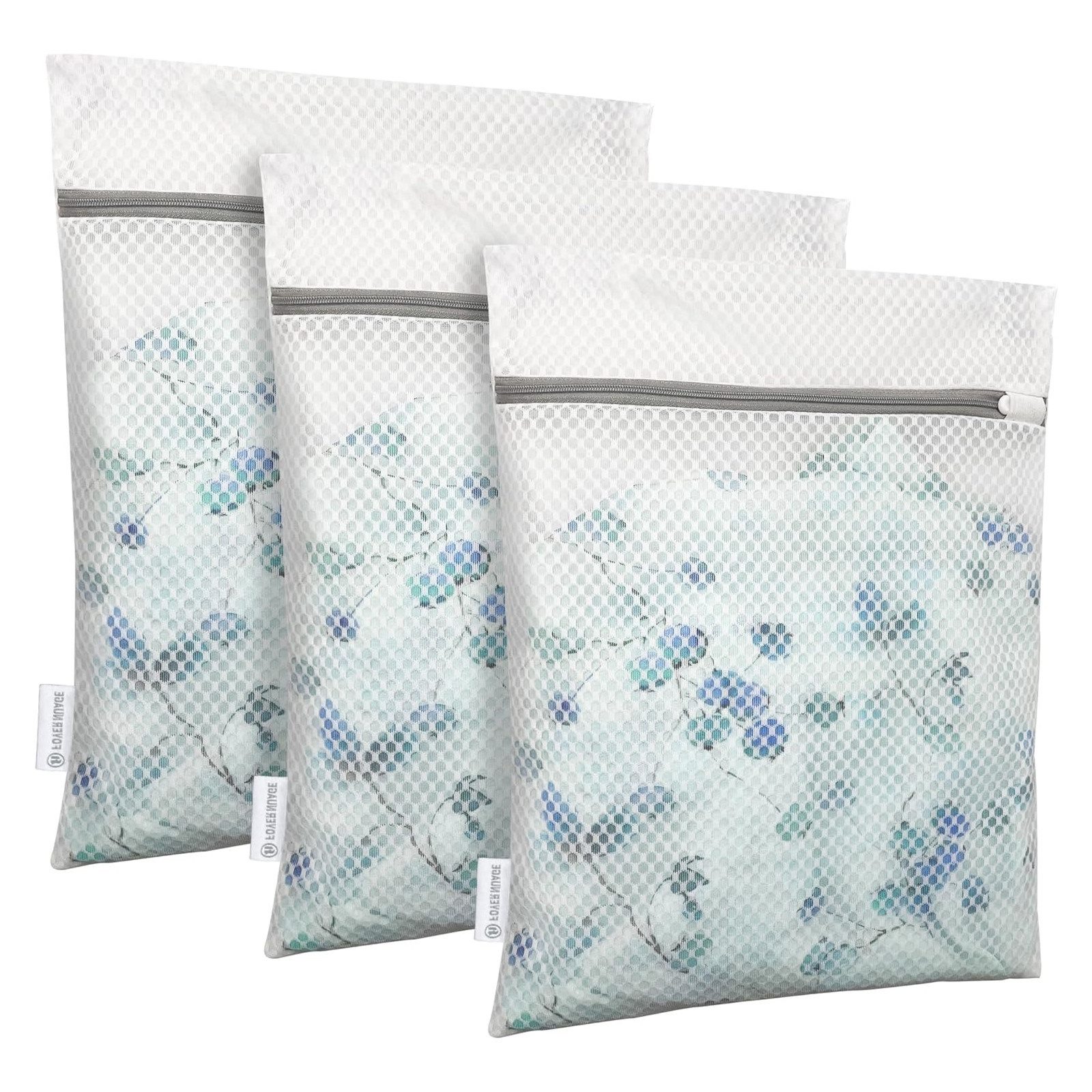REDOM Wäschesäckchen 3er Set Wäschenetz Wäschebeutel,(Reise Wäschesack Organizer, 3-St., atmungsaktiv waschmaschinenfest Falten- und Abriebschutz), für Unterwäsche Dessous Babykleidung usw.