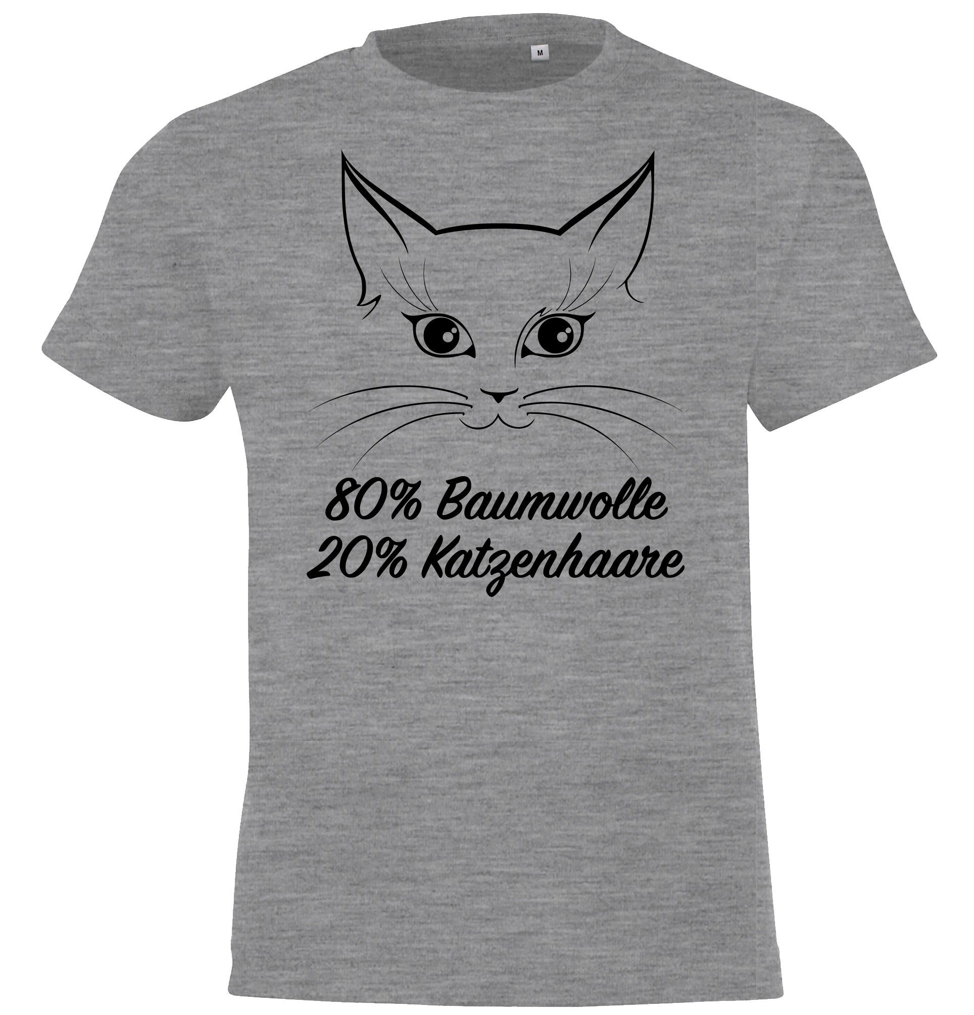 T-Shirt Katze Katzenhaare Kinder Shirt