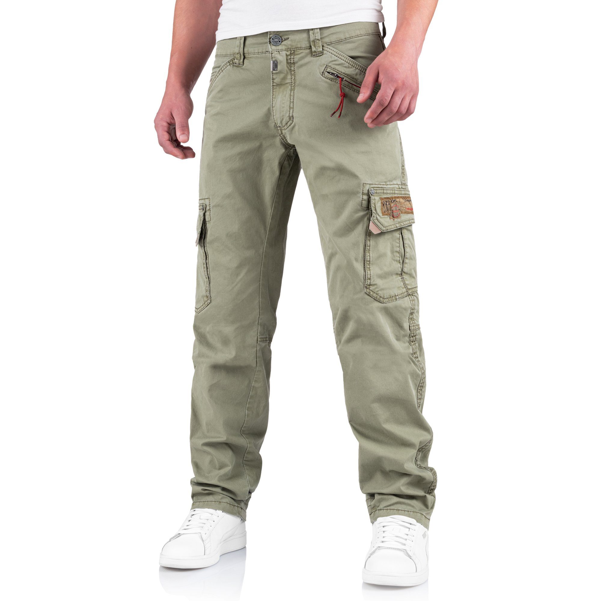 TIMEZONE Cargohose Roger TZ Cargohose lässig modern verschiedene Farben Washed Khaki