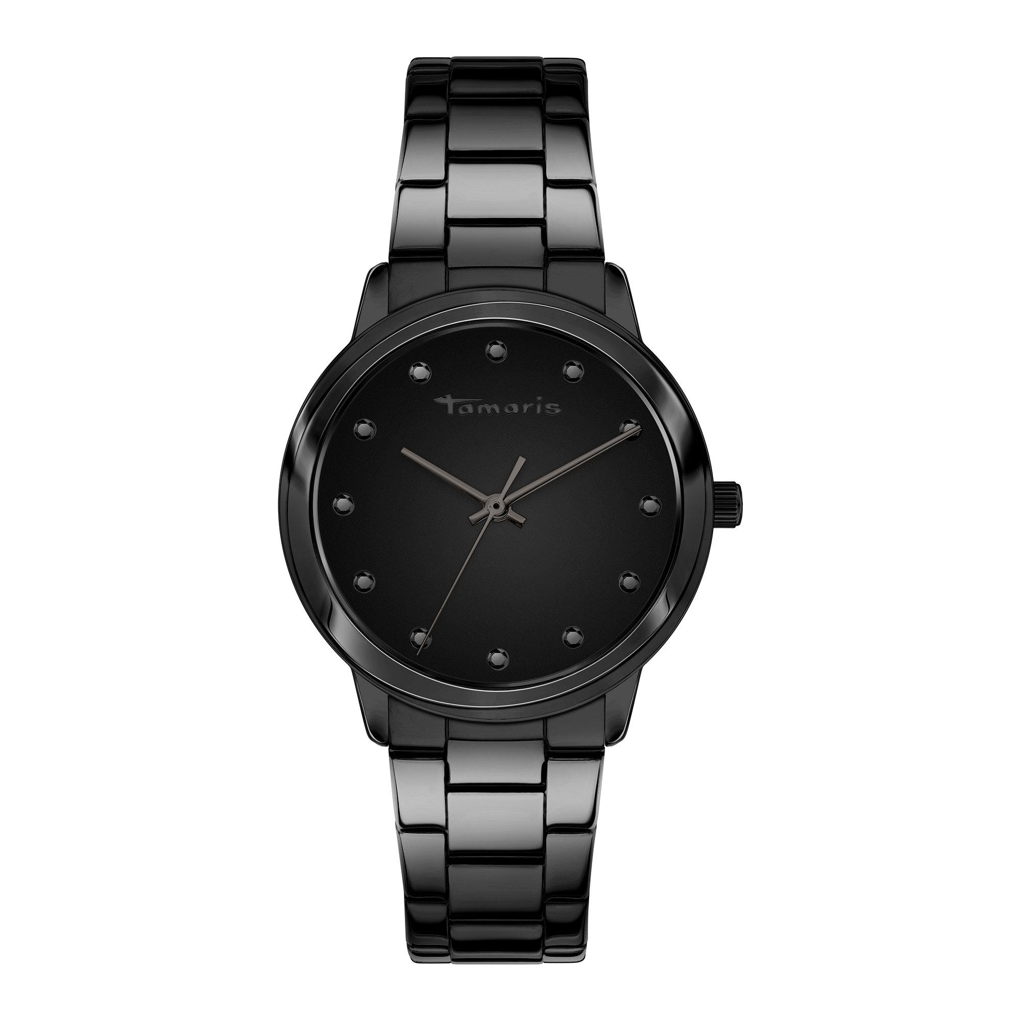 Tamaris Quarzuhr The Elegance TT-0156-MQ, Armbanduhr, Damenuhr, Edelstahlarmband, analog, Glassteine