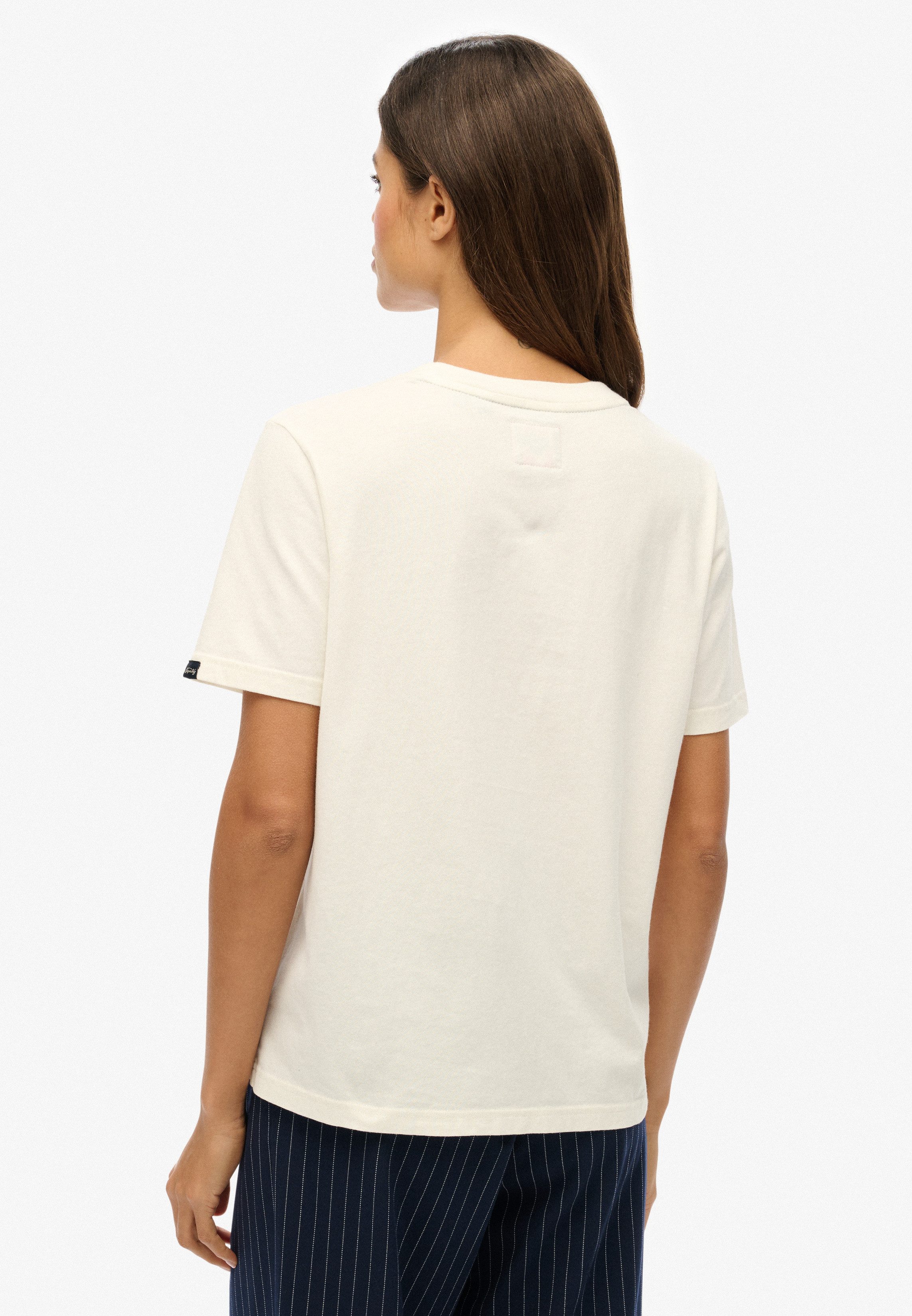 Superdry Print-Shirt BRAND MARK RELAXED TEE günstig online kaufen