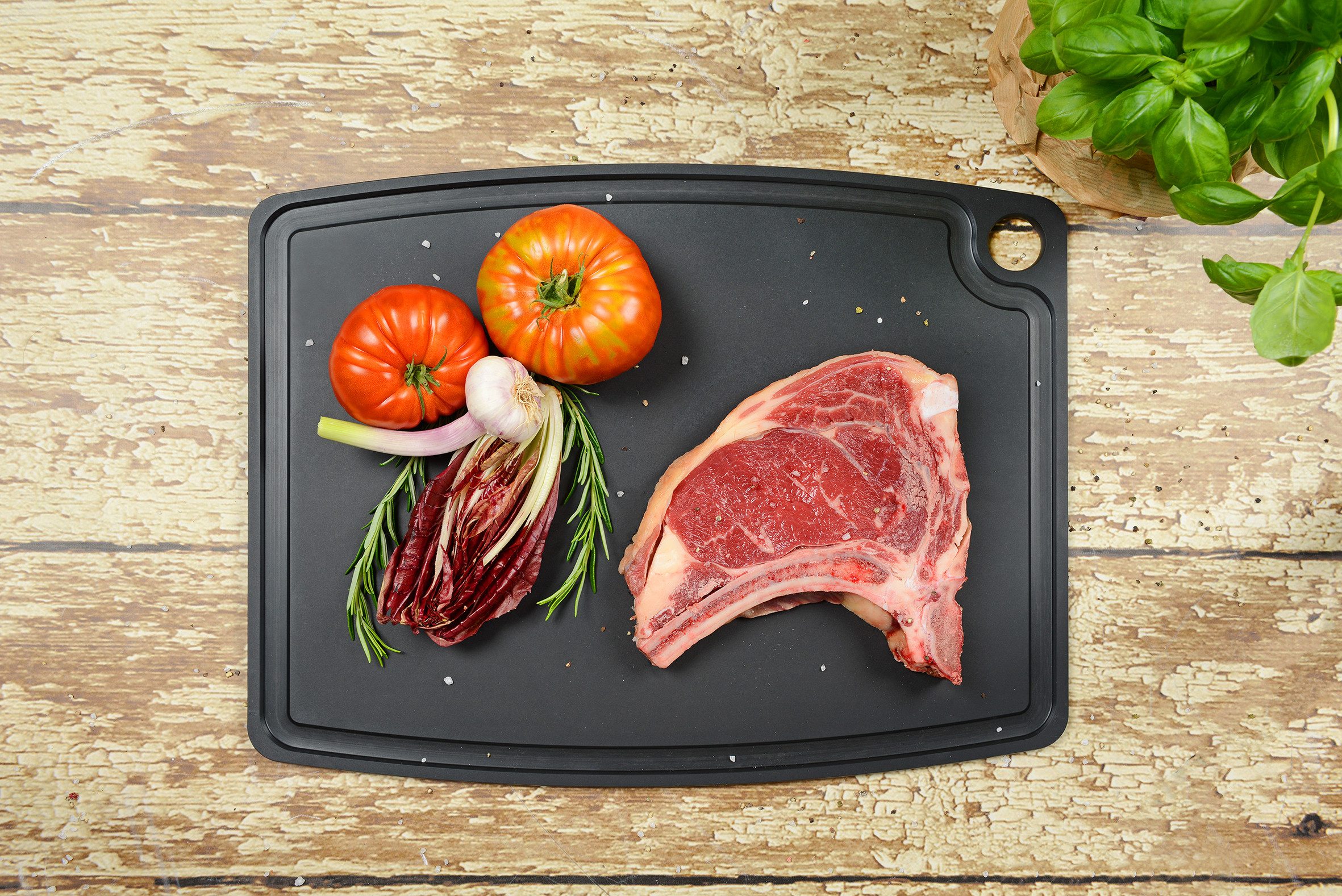 JADE Schneidebrett JADE Schneidebrett "Gourmet Professional" aus Zellulose-Laminat, Zellulose-Laminat, (1-St)