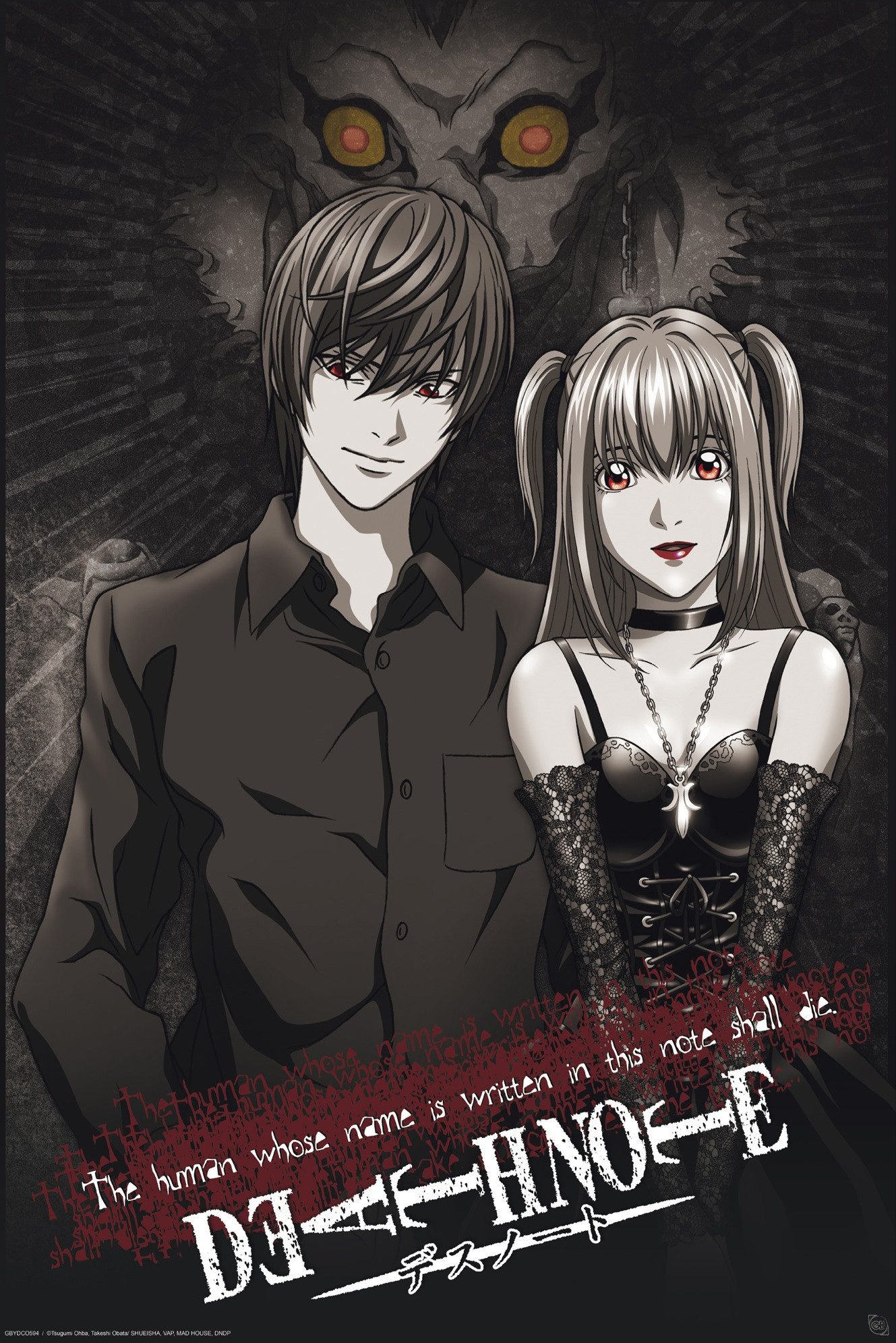 Poster Death Note - Power Couple - Anime Poster Plakat Druck - 61x91,5 cm