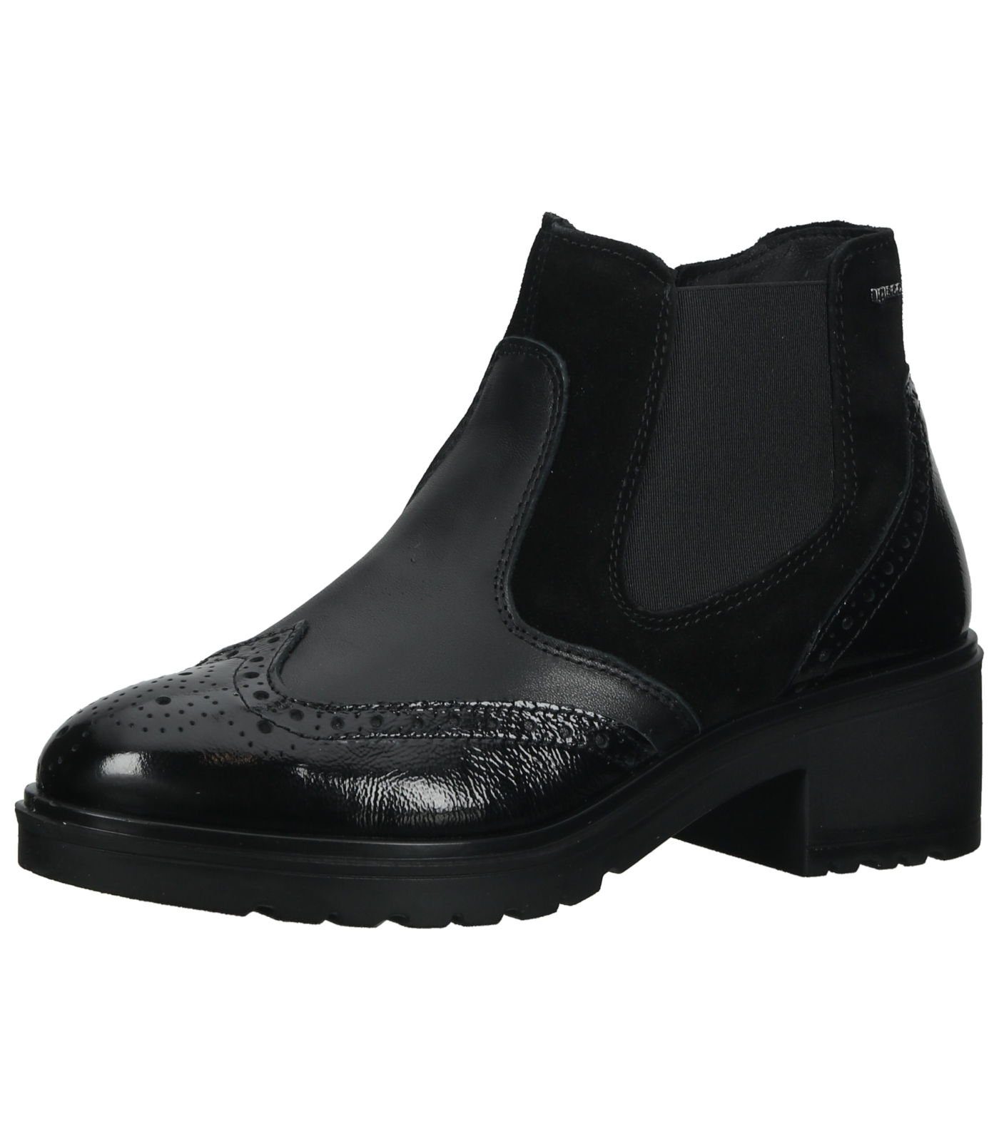 Schwarz IGI Stiefelette Stiefelette CO Leder/Textil &