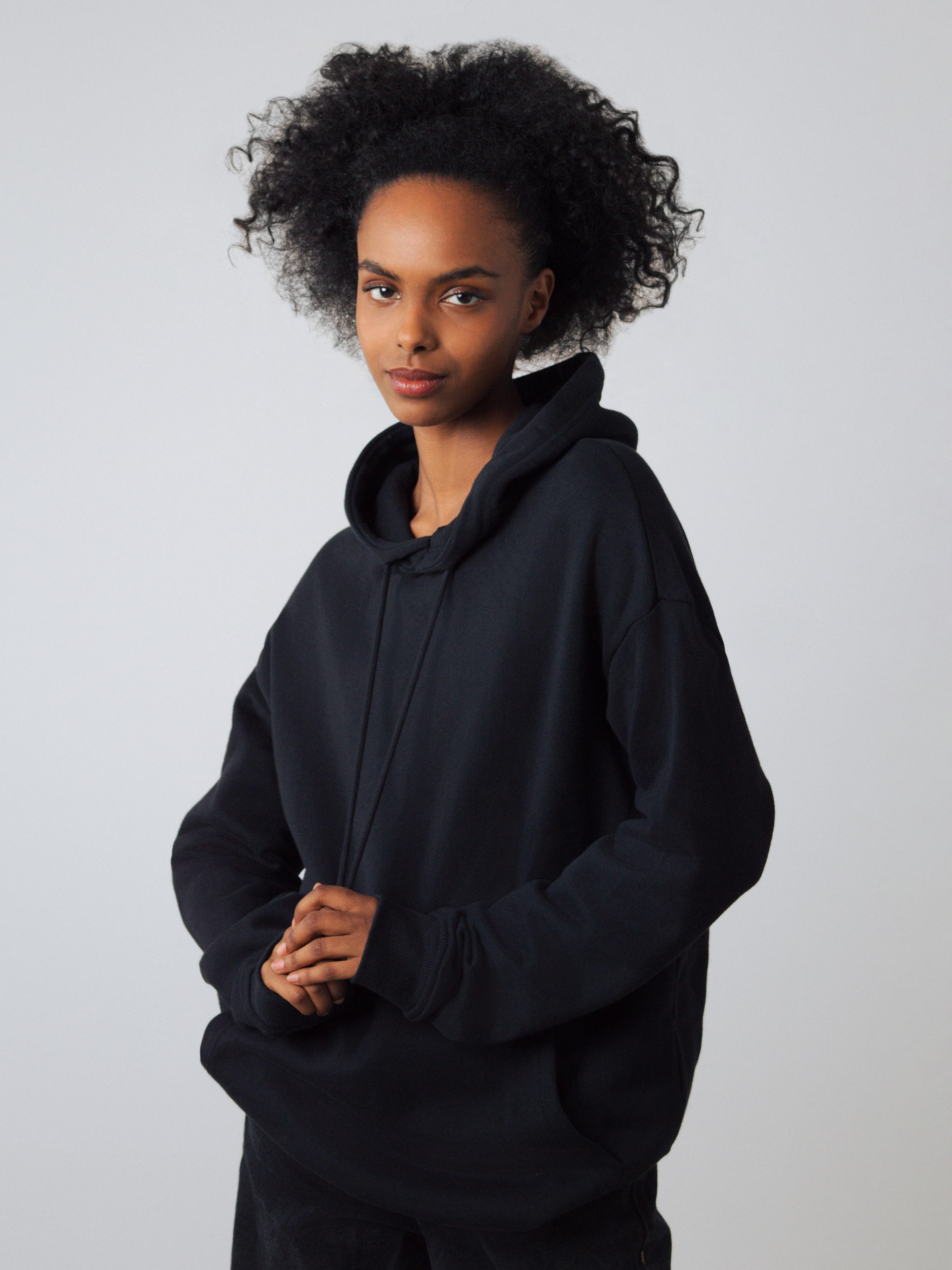 HONEST BASICS Hoodie Damen, Heavy aus gebürsteter Bio-Baumwolle