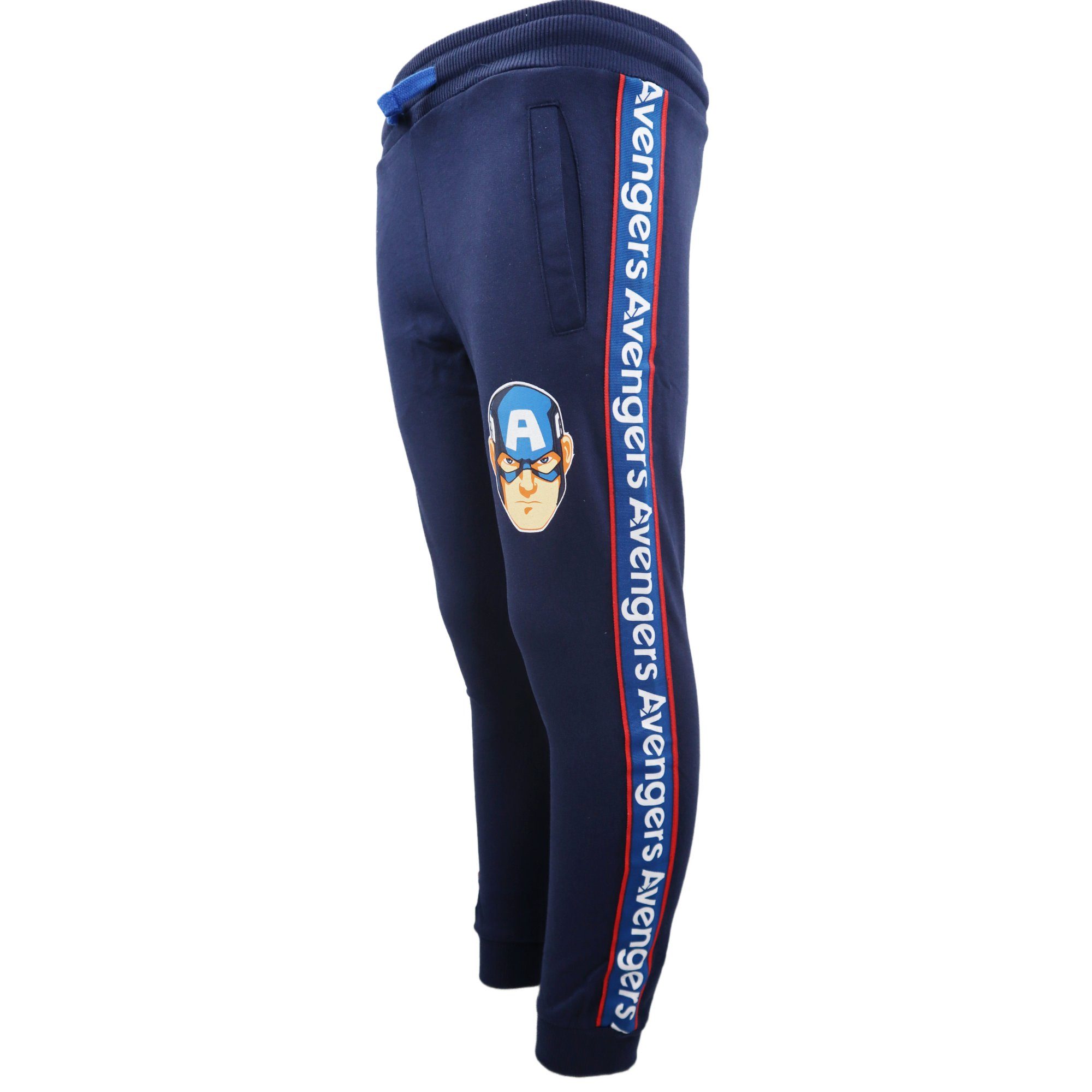 MARVEL Jogginghose Marvel Captain America Jungen Kinder Sporthose Gr. 104 bis 134