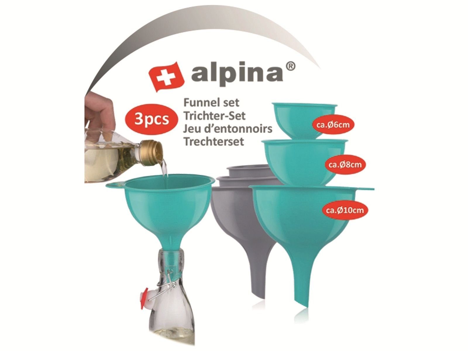 Alpina Trichter Stück 3 ALPINA Trichter-Set,