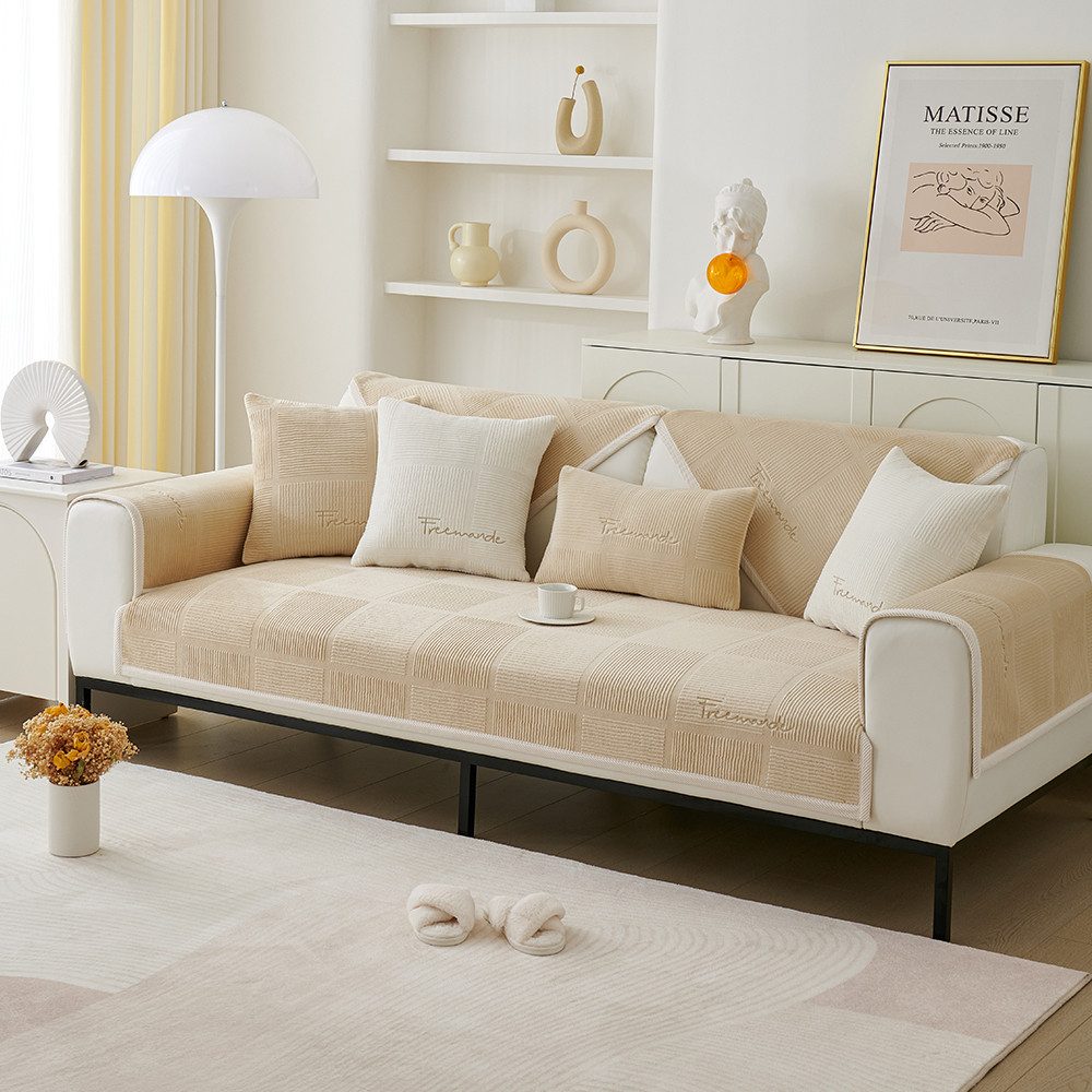 Sofahusse Sofa Überzug 1 2 3 4 Sitzer,Sofaschoner rutschfest,CouchÜberzug L Form