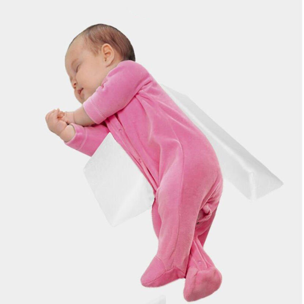 Baby Dreieck, Schwamm Seite GelldG, Füllung: Seitenstützkissen für Babys, Kopfkissen Schlafkissen