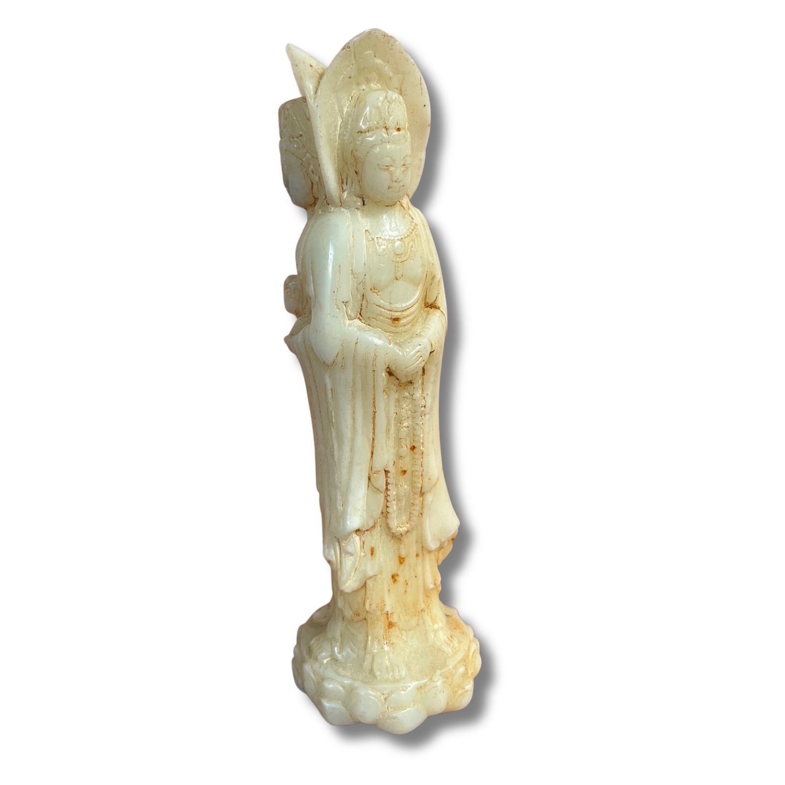 Asien LifeStyle Buddhafigur Jade Buddha Figur China Nanshan Guanyin