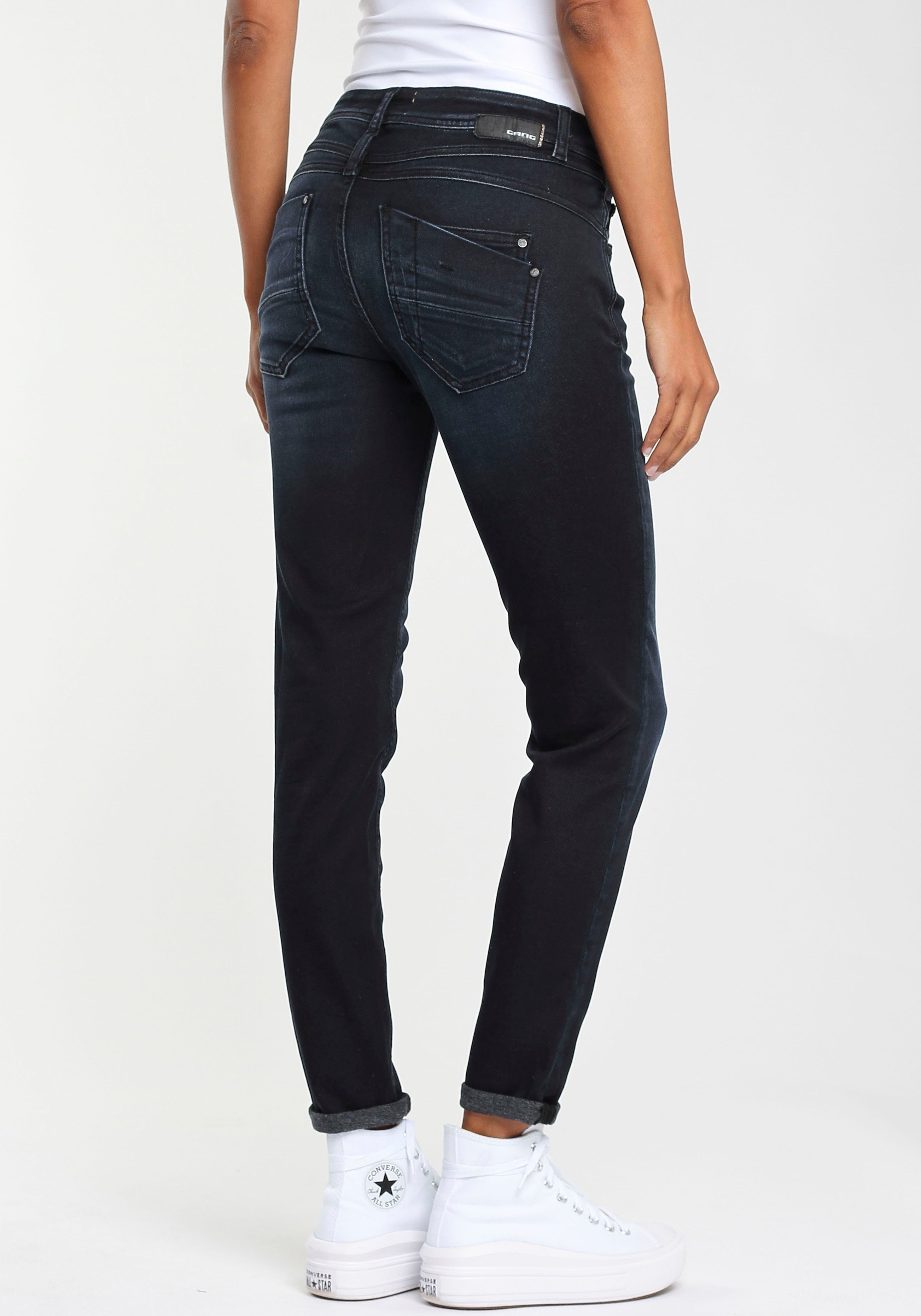 Damen Jeans GANG Relax-fit-Jeans AMELIE-GA kann sowohl lässig auf den Hüften als auch eng getragen werden