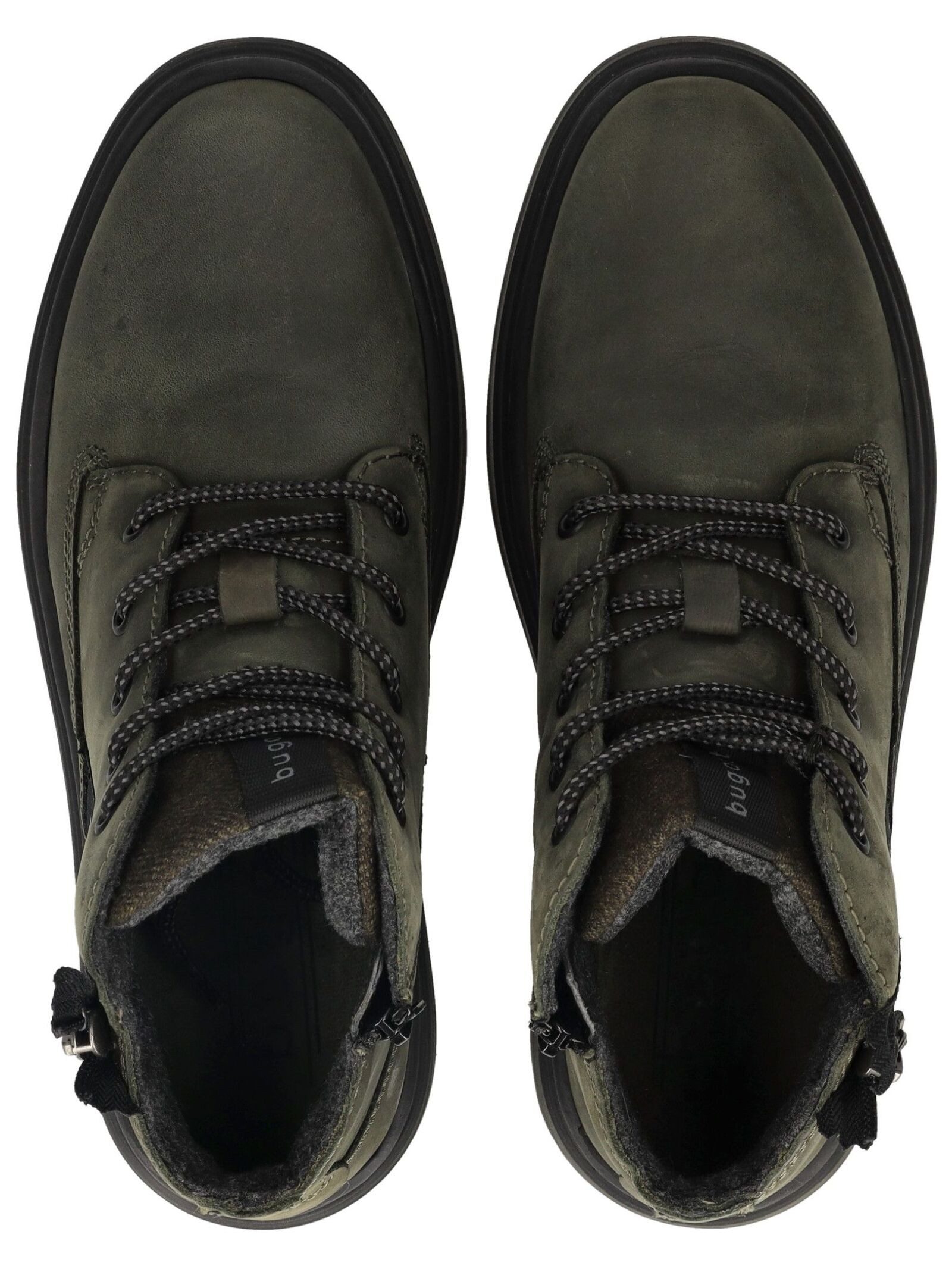 bugatti bugatti Stiefelette Leder Schnürstiefelette