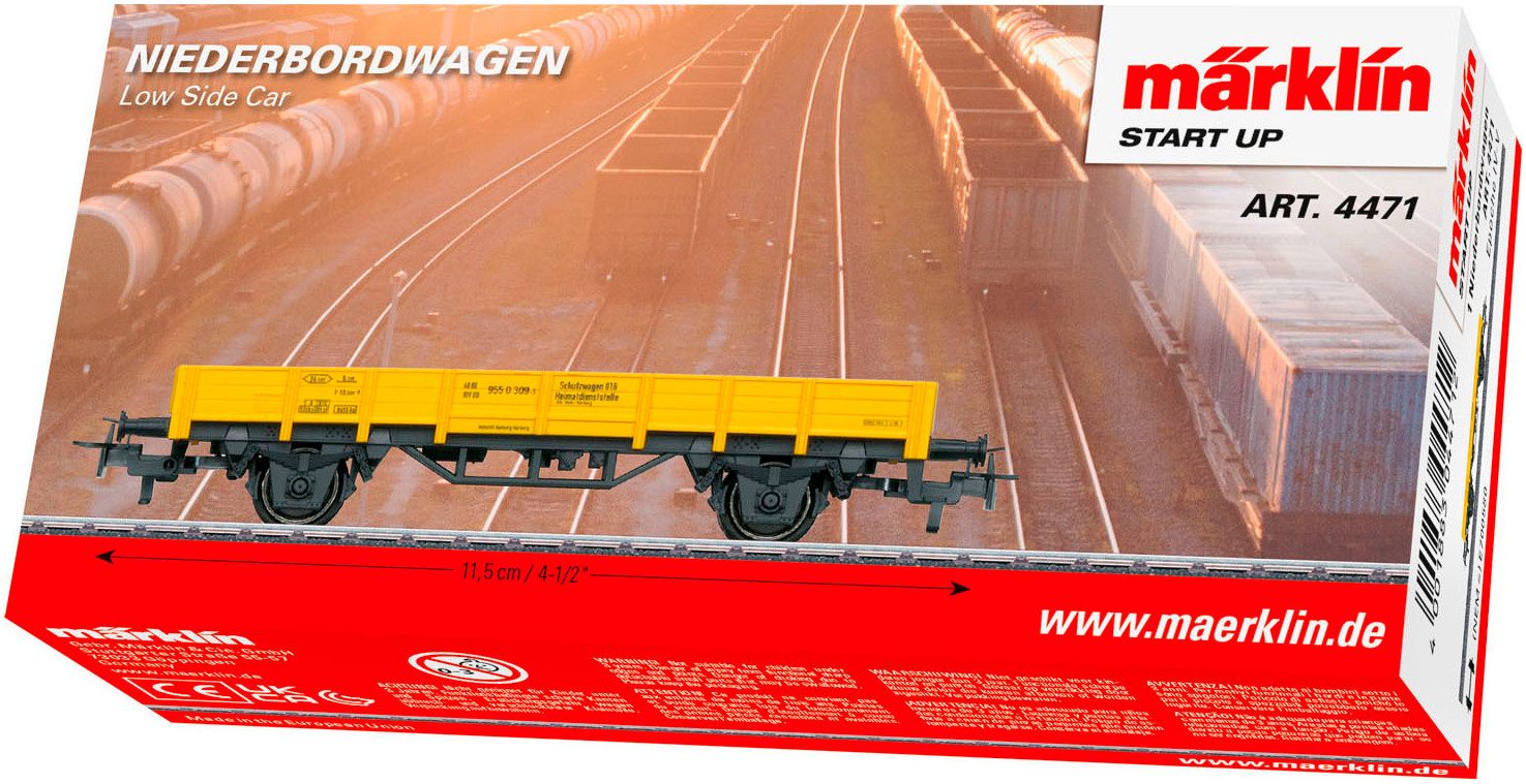 Märklin Güterwagen Märklin Start up - Niederbordwagen - 4471, Spur H0, Made in Europe