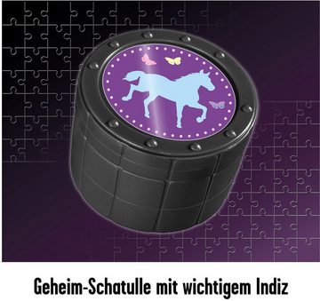 Kosmos Puzzle Krimipuzzle Die drei !!! Skandal auf dem Reitturnier, 200 Puzzleteile, Made in Germany