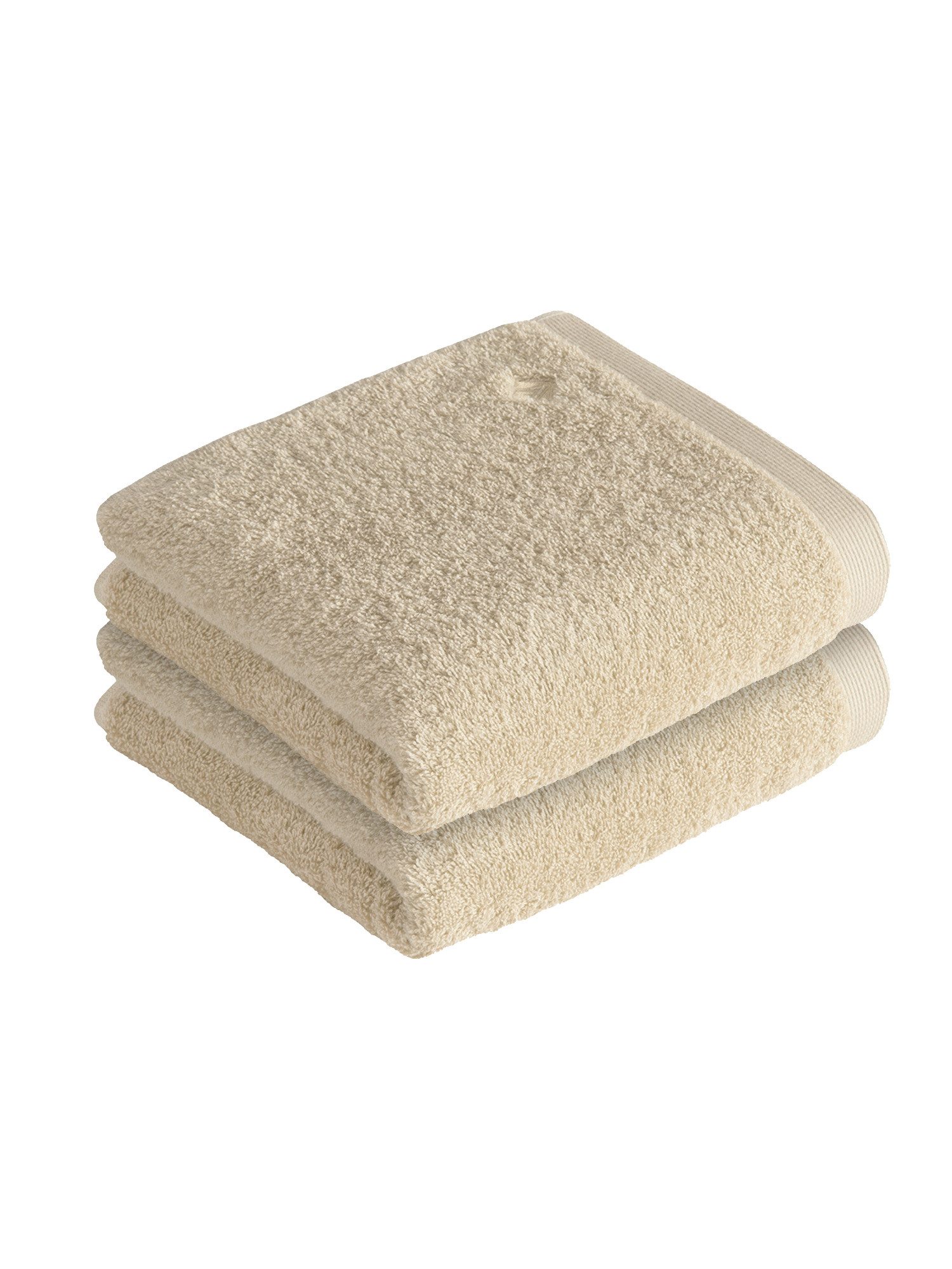 Vossen Handtücher 2er Pack Handtuch 50 x 100 cm High Line, Webfrottier (Spar-Set, 2-St)