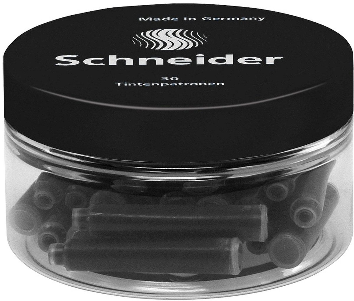 SCHNEIDER Füllhalter Tintenpatrone Standard schwarz Runddose VE=30 stück