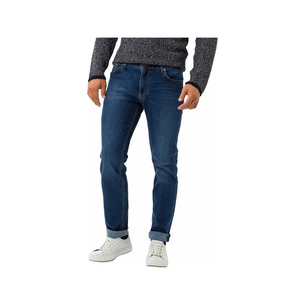 Straight-Jeans slim fit Brax (1-tlg) blau