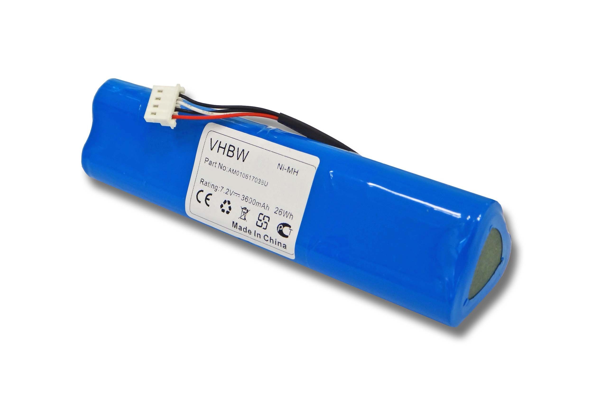 vhbw passend (3600mAh, Fluke & 225C-S, für Akku 225C, Business Scopemeter mAh Vermessung & 225 3600 NiMH) Funk Industrie 7,2V,