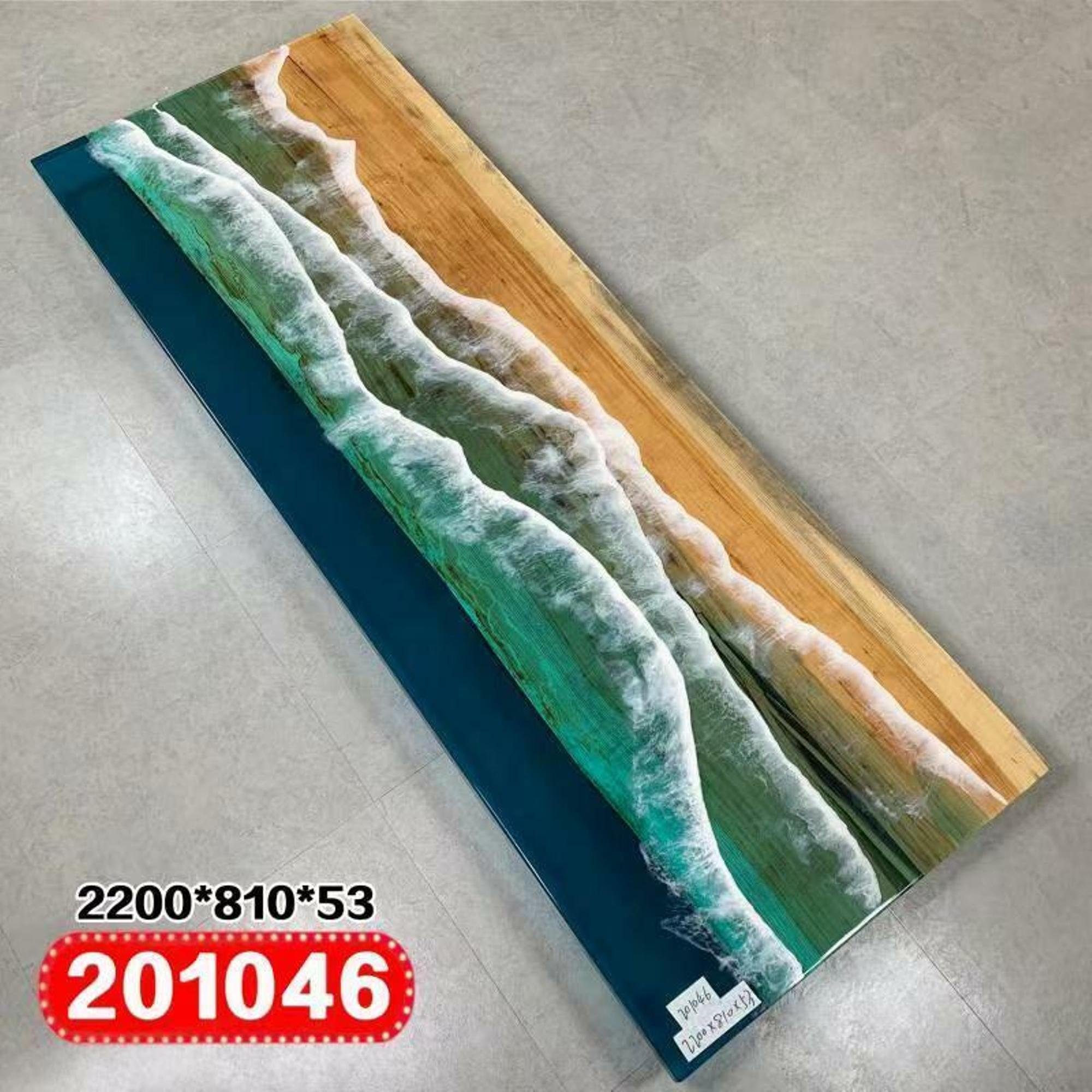 JVmoebel Esstisch, Esstisch Design Tisch Moderne Tische Meer Ozean Fluss Epoxid