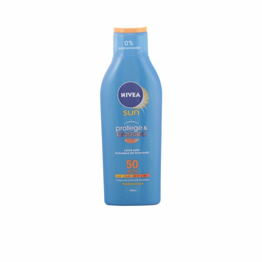 Nivea Sonnenschutzpflege Sun schützt & bronze Milch SPF50 200ML