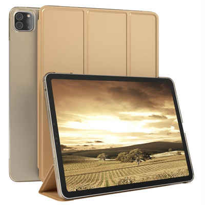 EAZY CASE Tablet-Hülle Smart Case für Apple iPad Pro 11" 1. / 2. Gen. 11 Zoll, Tablet Case Smartcase Schutzhülle mit Sleep Wake Up Funktion Etui Gold